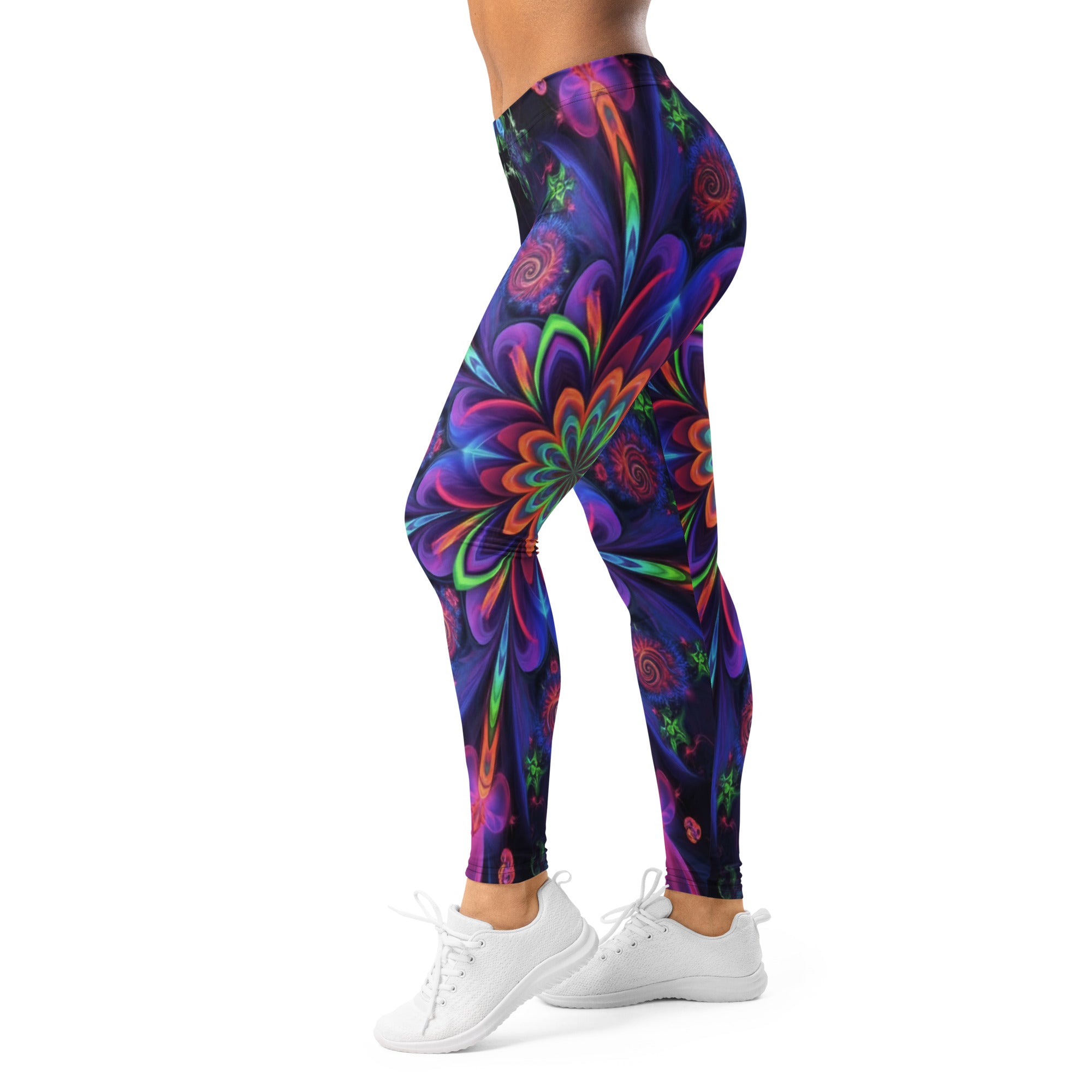 Psychedelic Blacklight Leggings | GearBunch