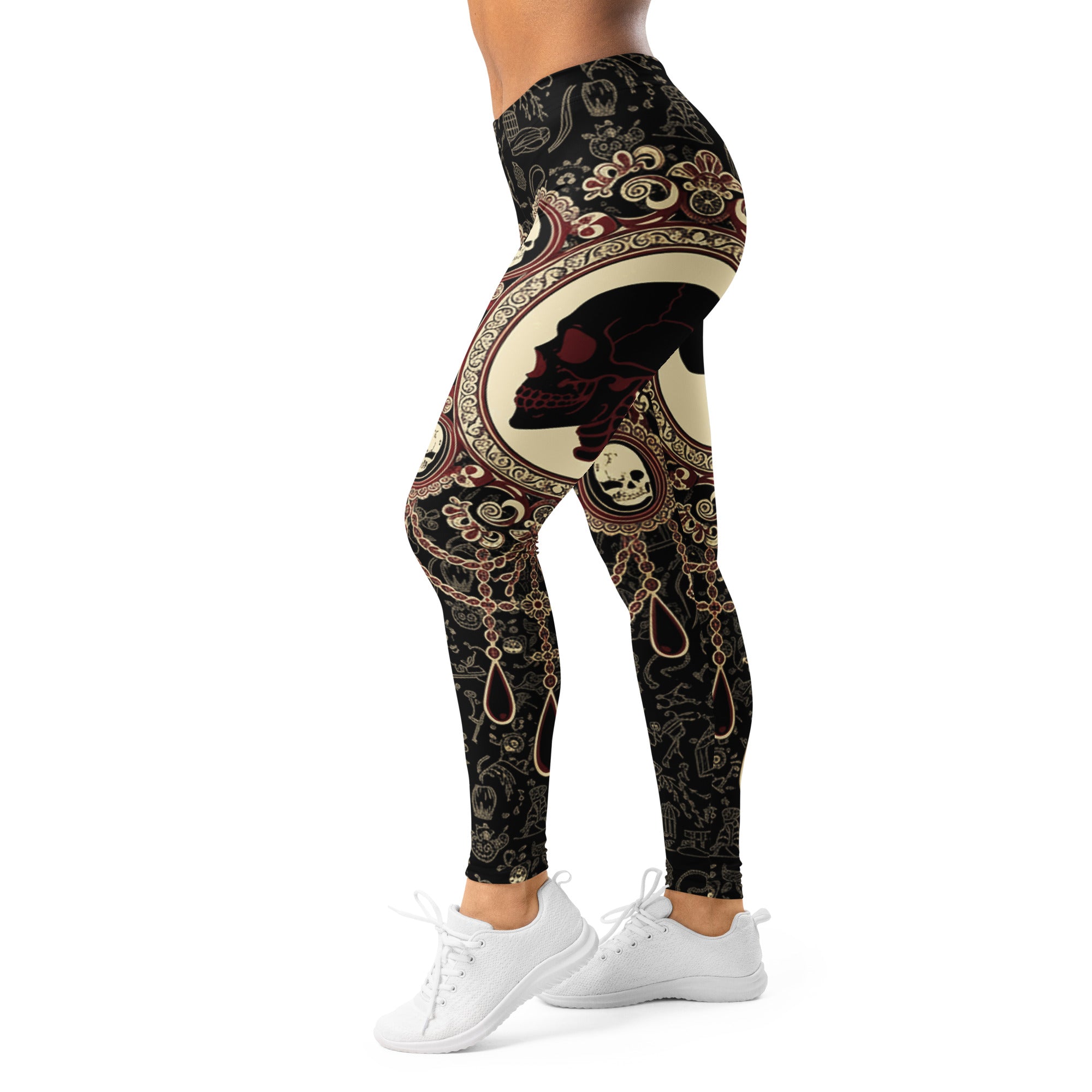 Victorian Mourning Lace Leggings | GearBunch