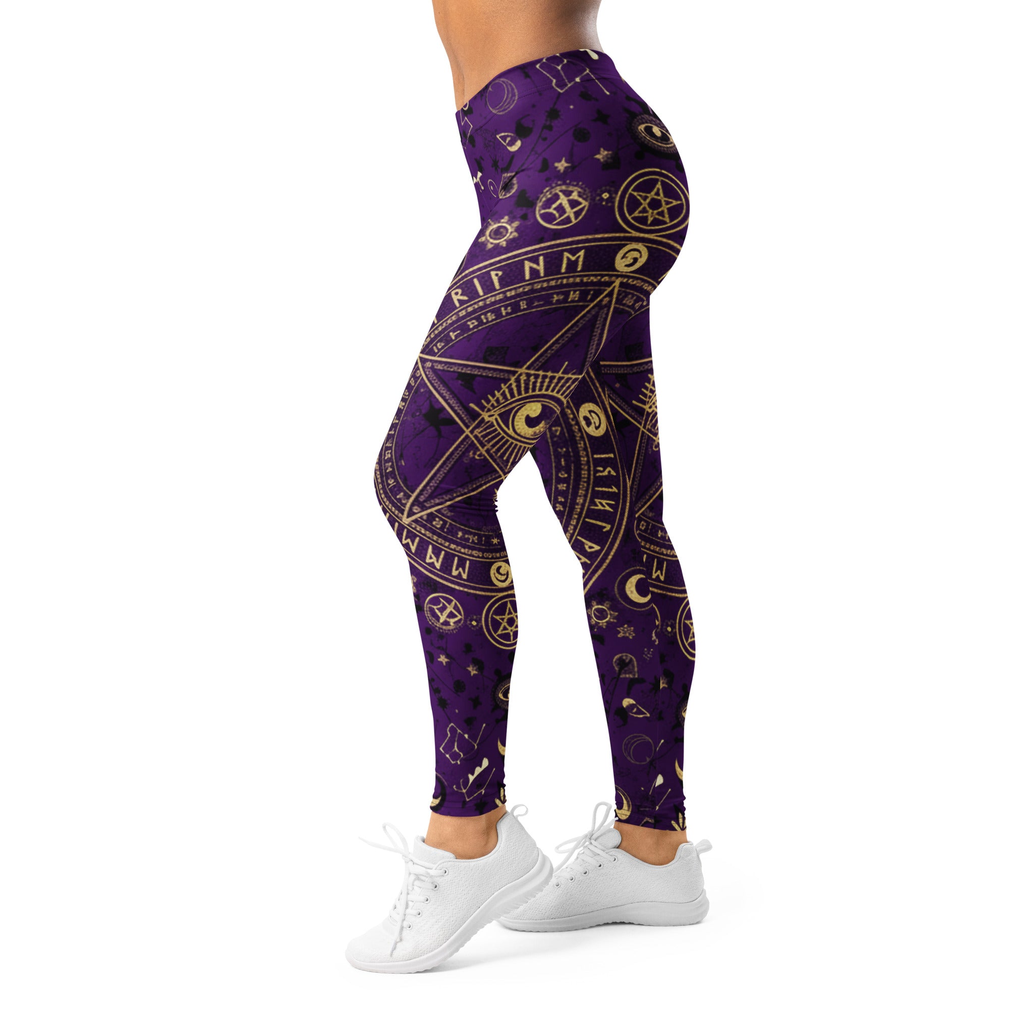 Pentagram Geometric Mystic Leggings | GearBunch