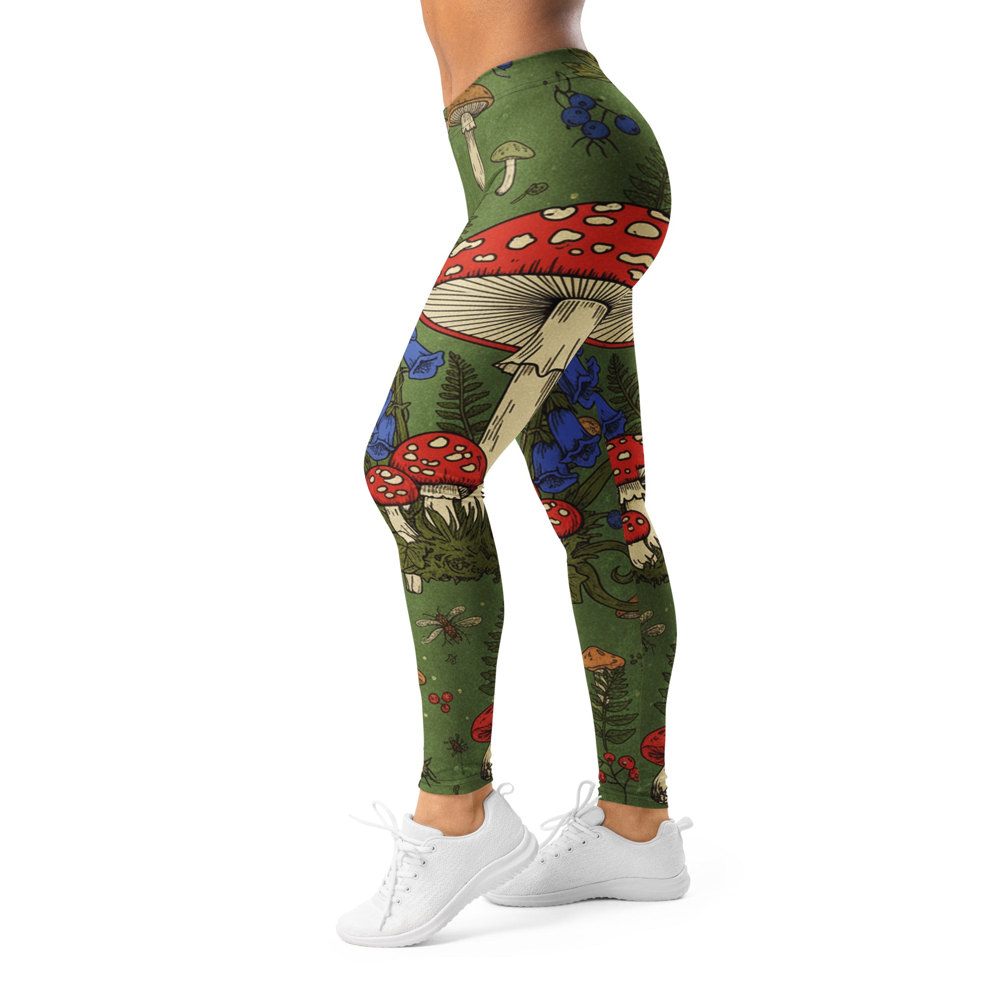 Mushroom Foraging Witch Leggings | GearBunch