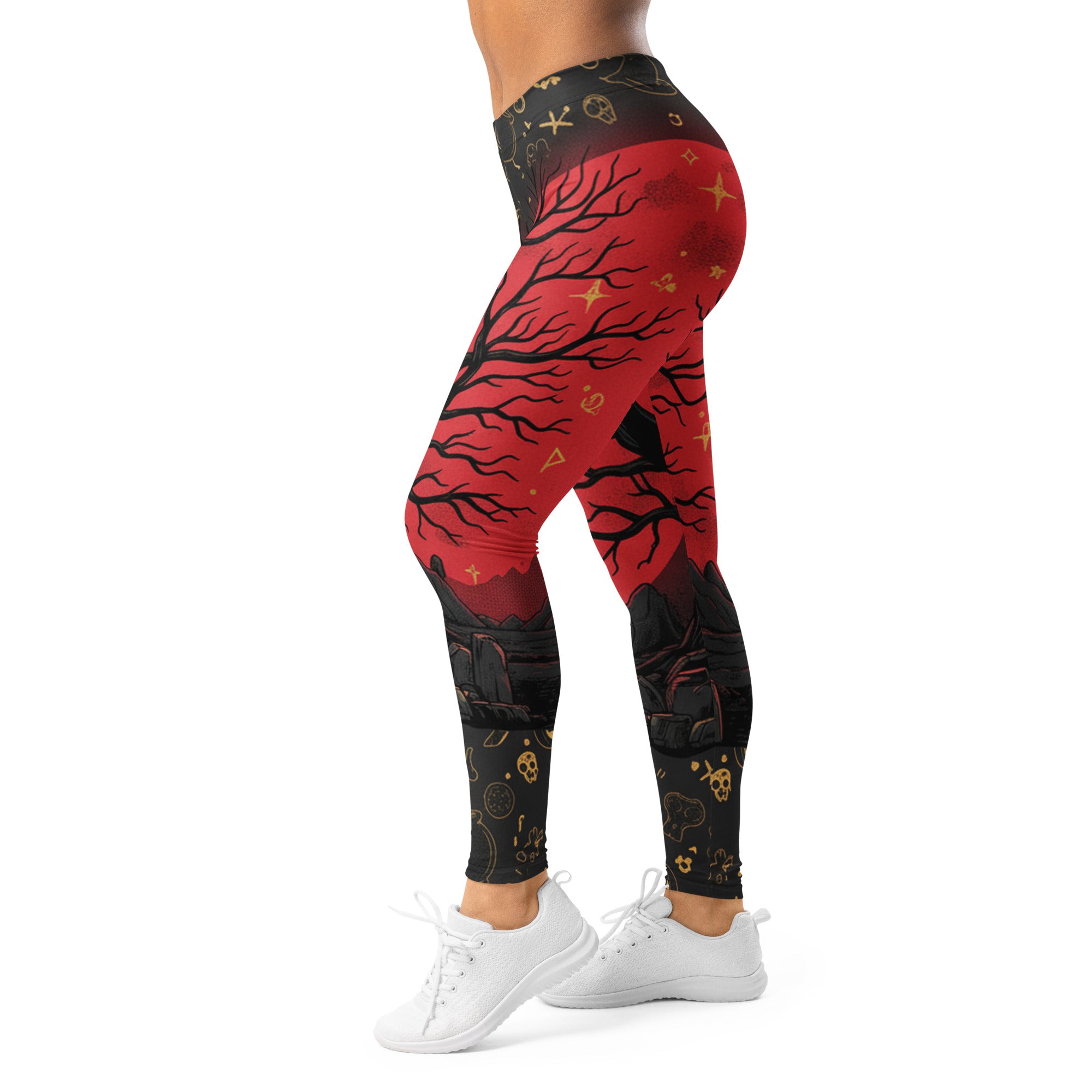 Samhain Blood Moon Leggings | GearBunch