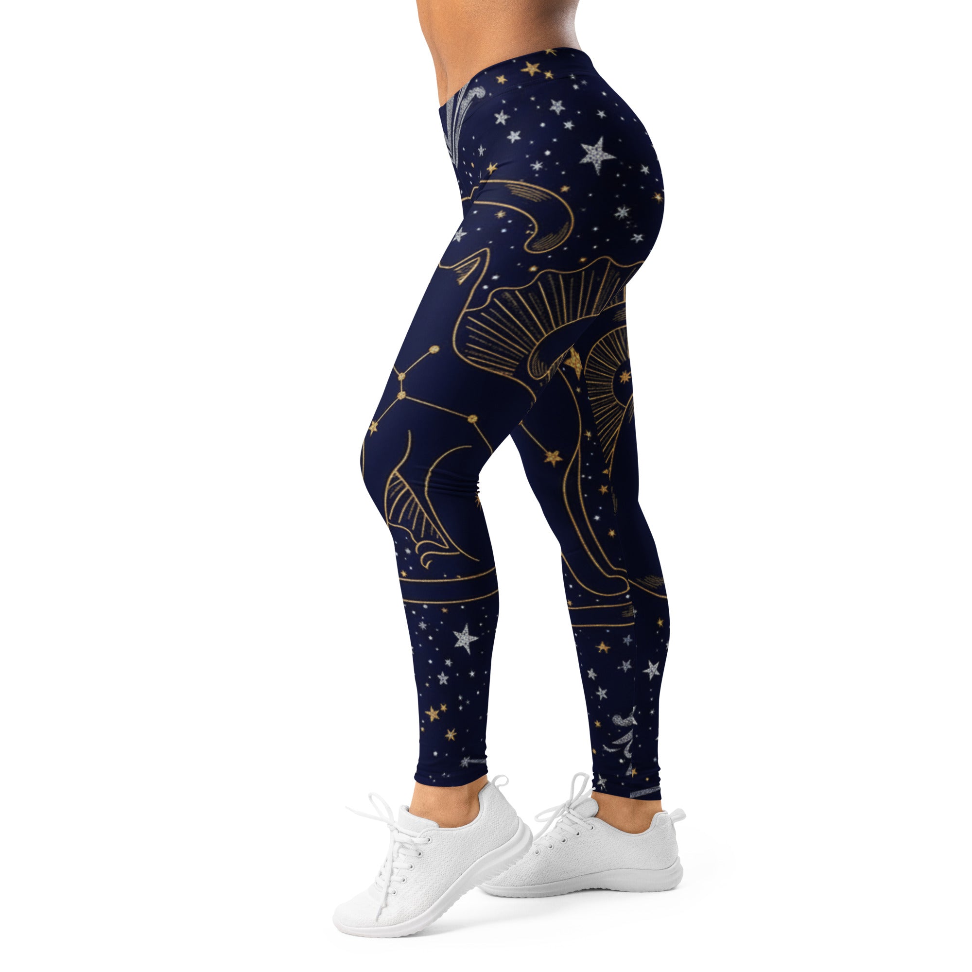 Black Cat Constellation Leggings | GearBunch