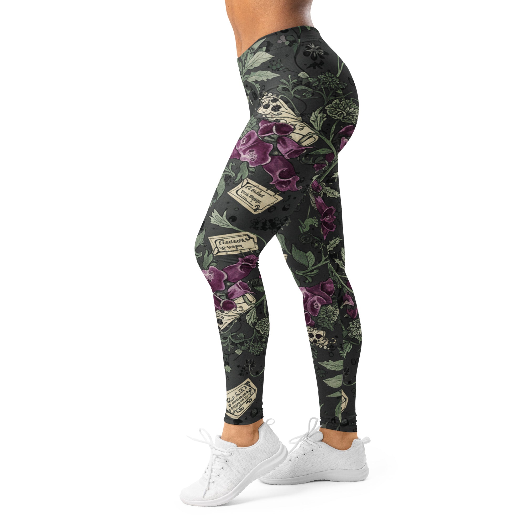 Hemlock and Foxglove Goth Leggings | GearBunch