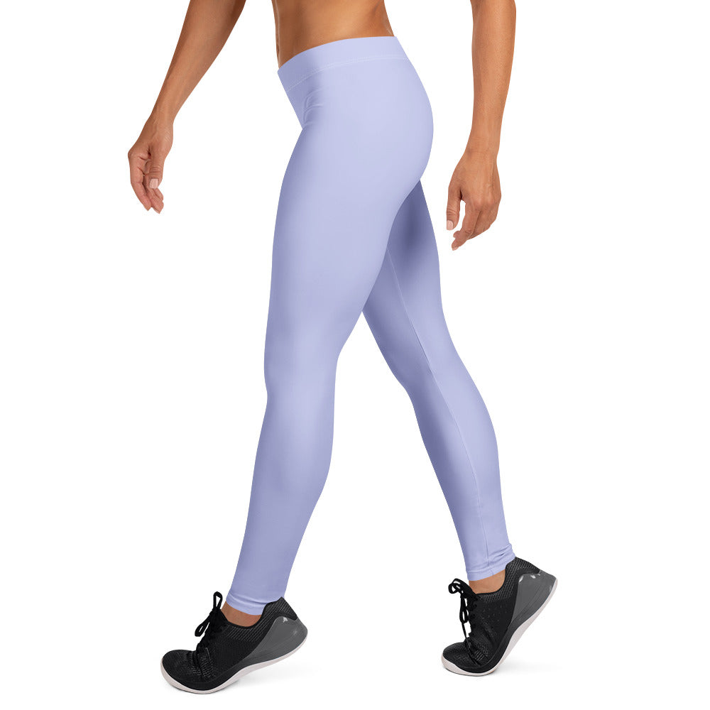 Solid Periwinkle Kids Leggings | GearBunch