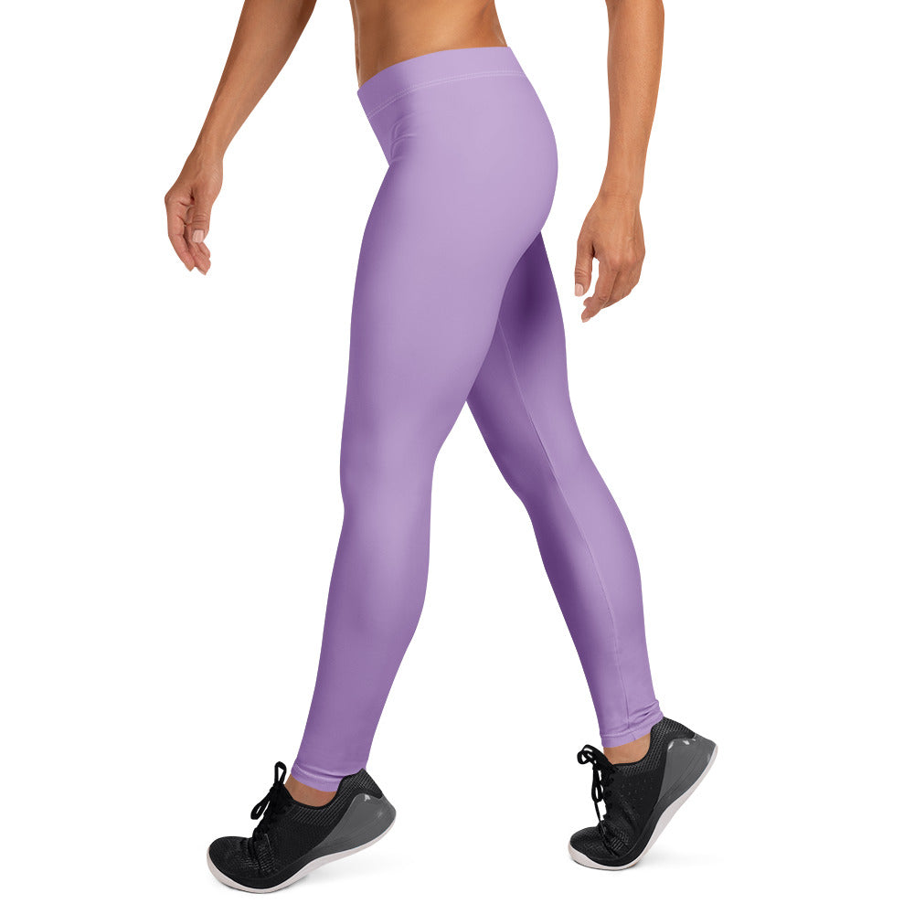 Solid Amethyst Orchid Kids Leggings | GearBunch