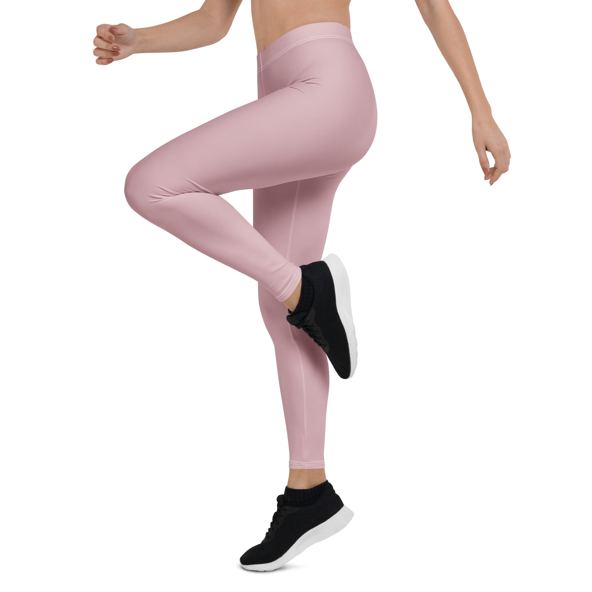 Solid Dusty Rose Kids Leggings | GearBunch