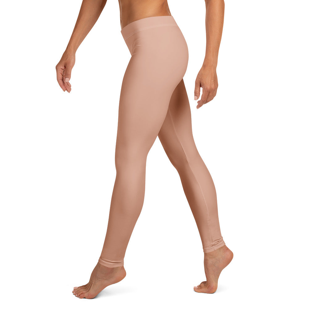 Solid Soft Terracotta Kids Leggings | GearBunch