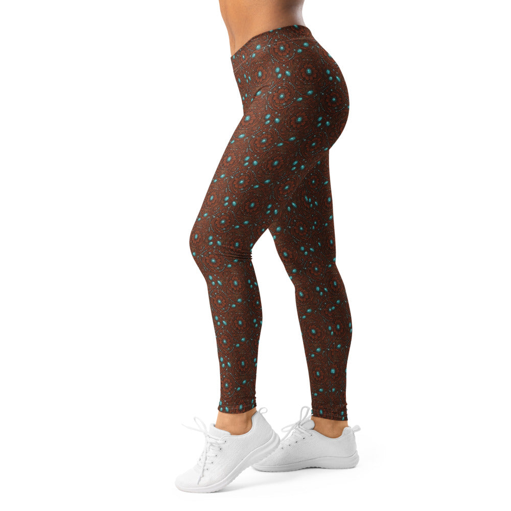 Solid leggings left view | GearBunch