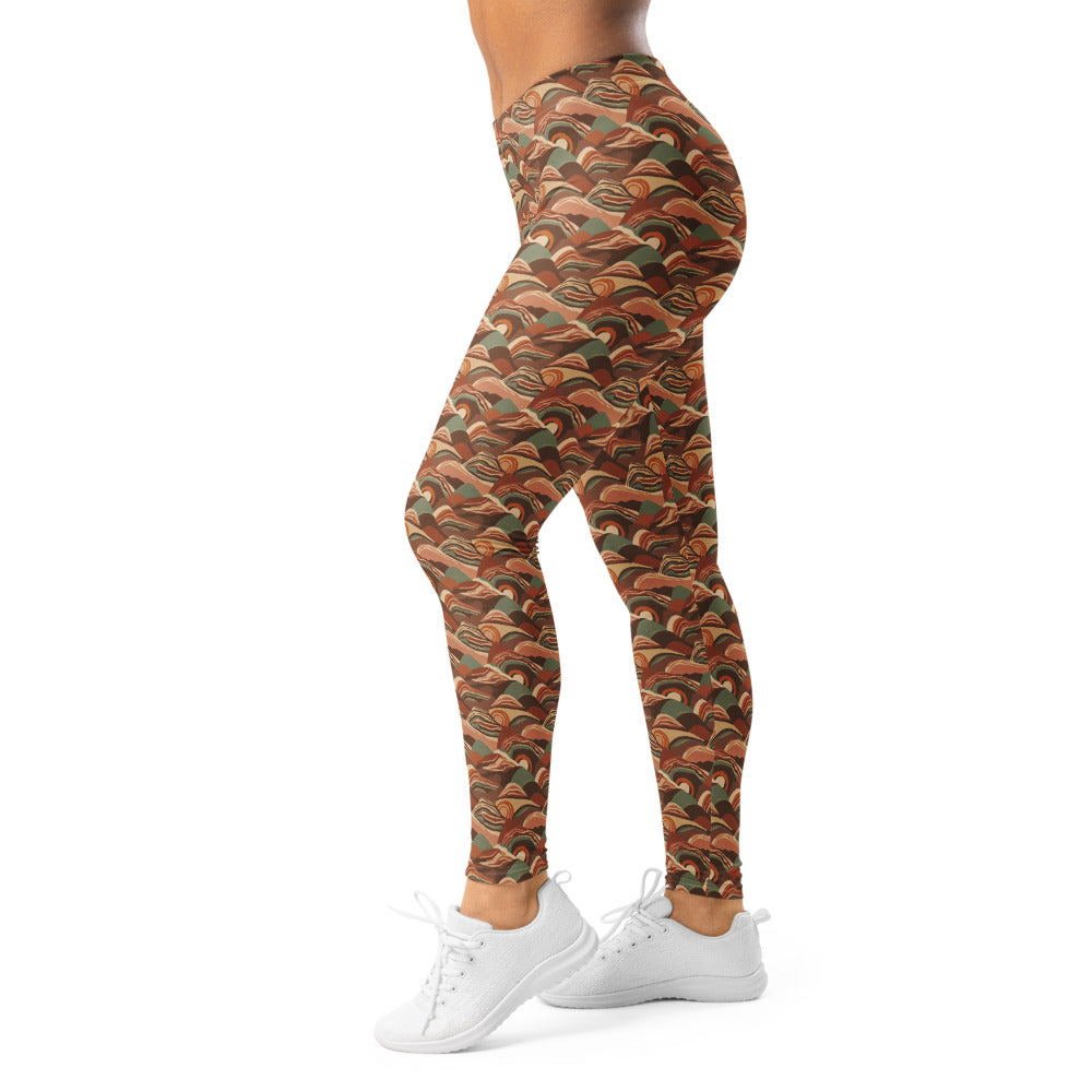 Solid leggings left view | GearBunch