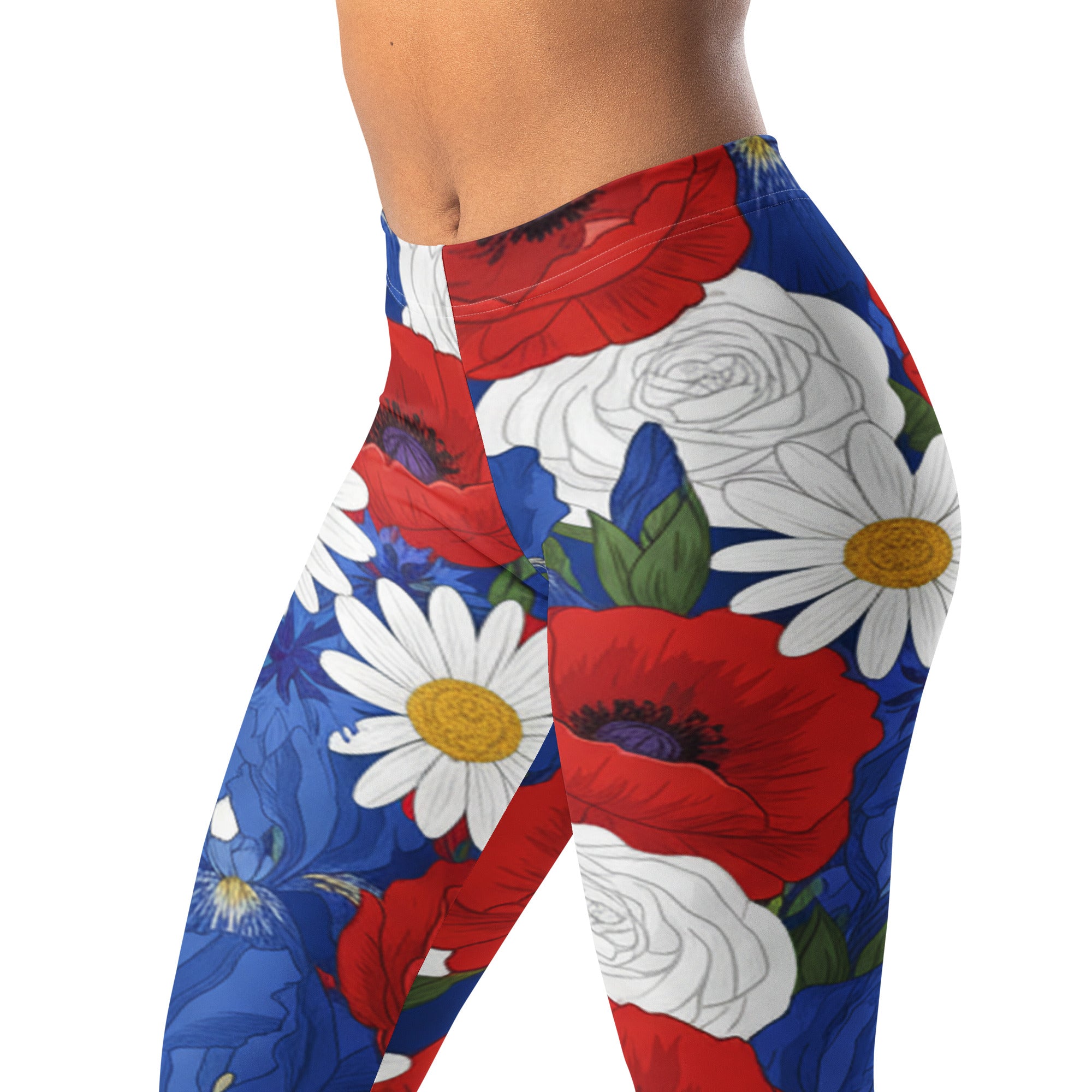 Americana Wildflower Leggings | GearBunch