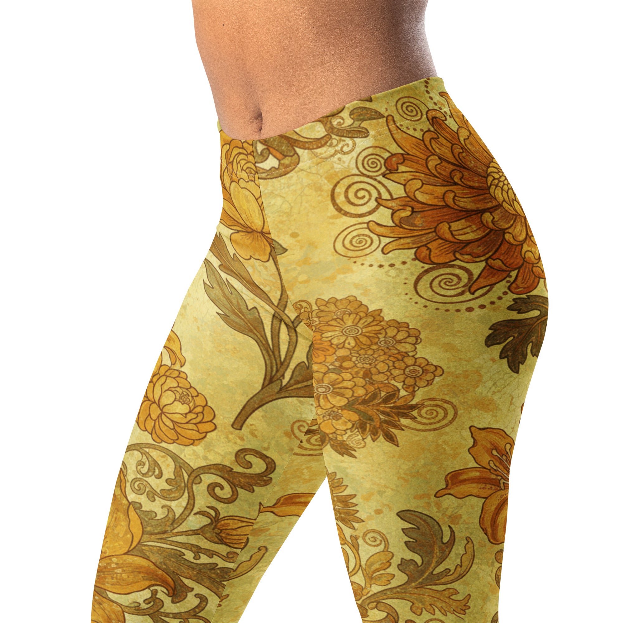 Gustav Klimt Garden Leggings | GearBunch