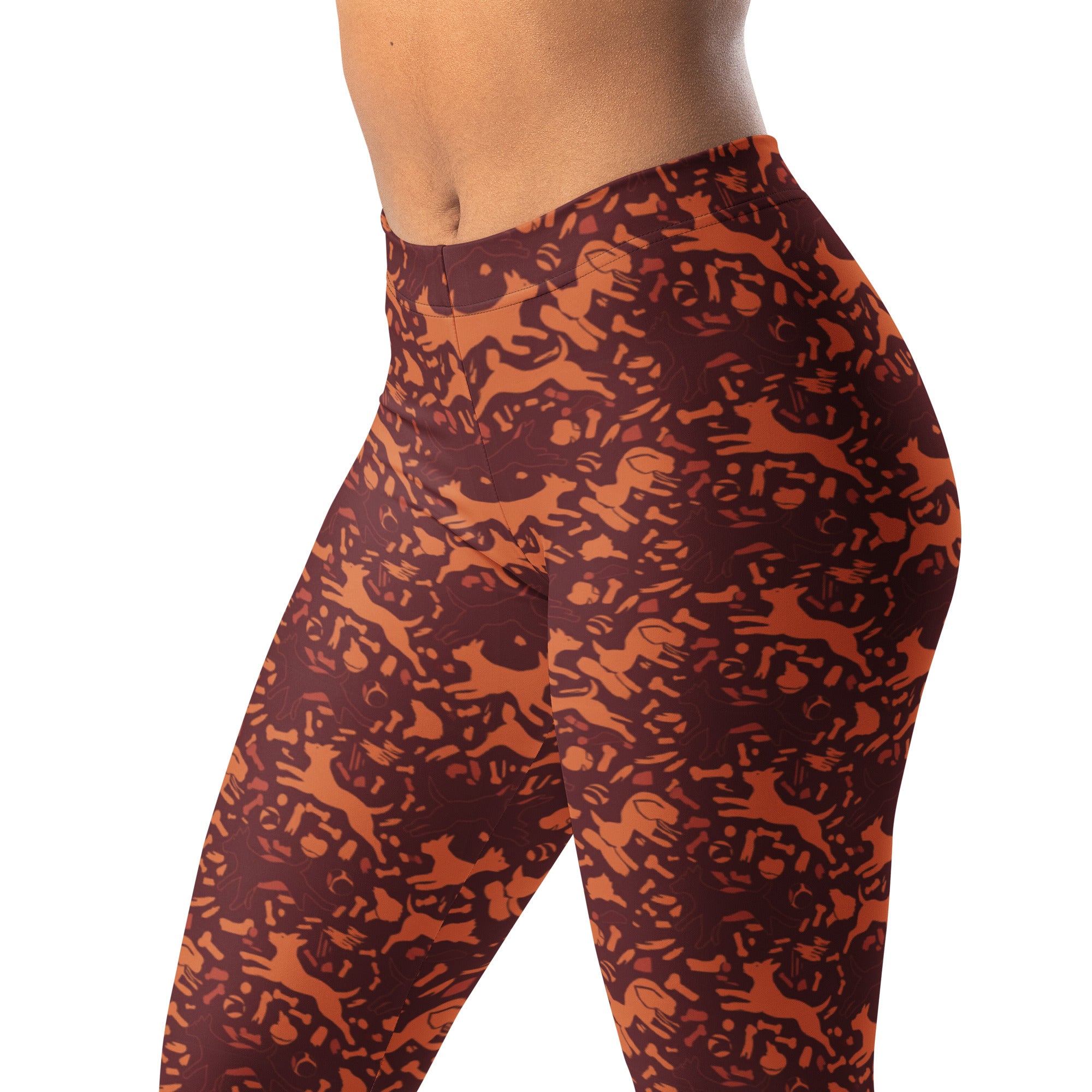 Minimal Fetch Art Leggings | GearBunch