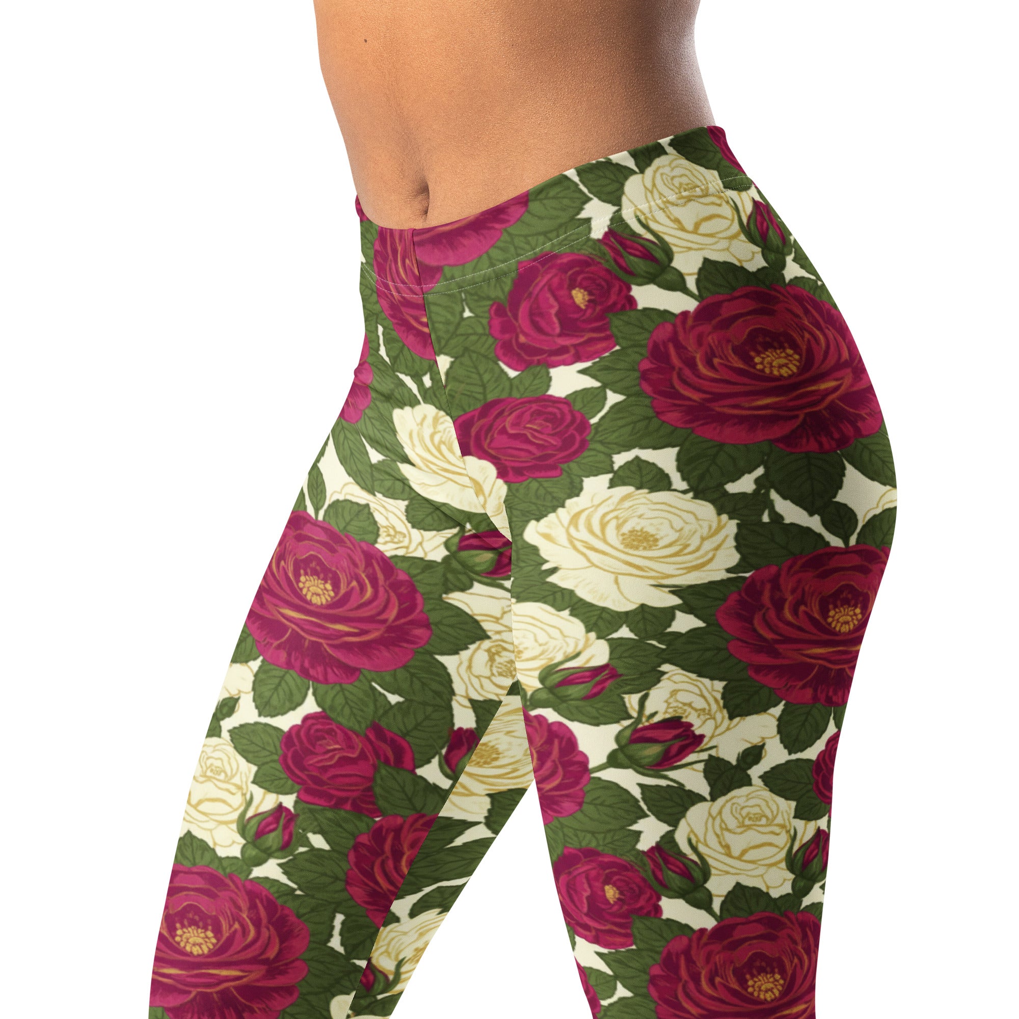 Taurus Rose Botanical Leggings | GearBunch
