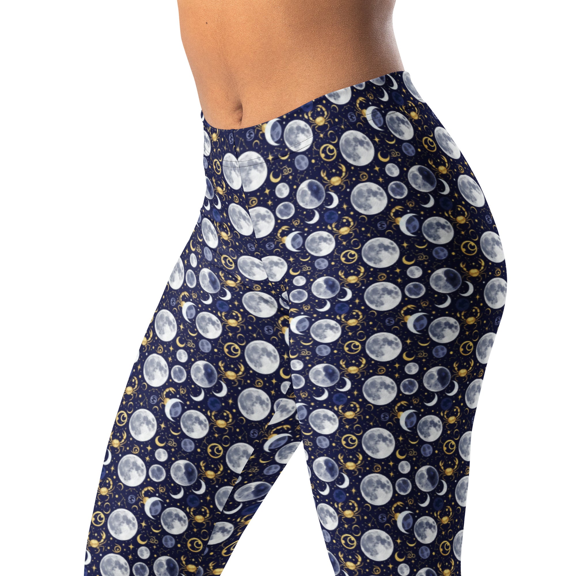 Cancer Moon Phases Leggings | GearBunch