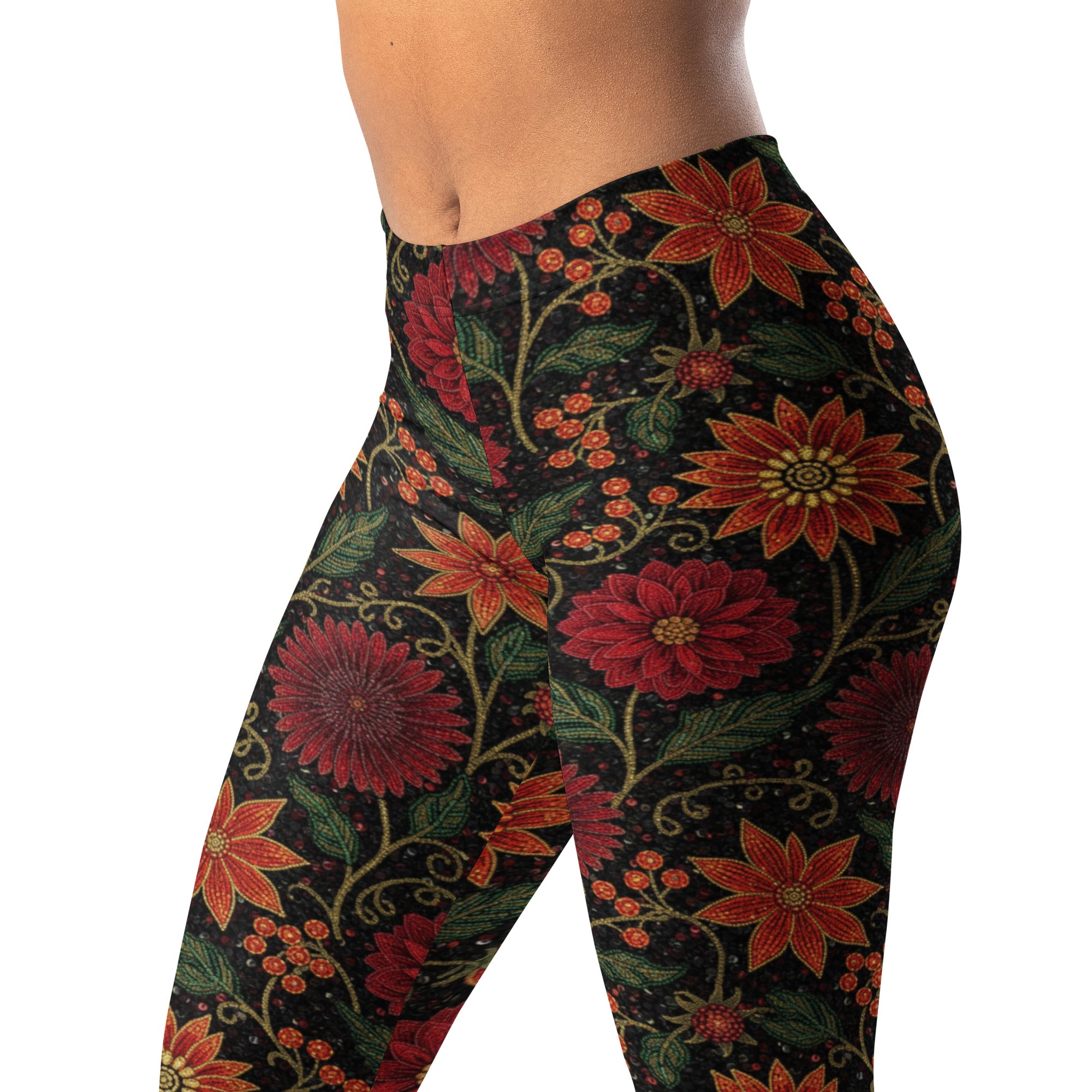 Crimson Fantasy Leggings | GearBunch