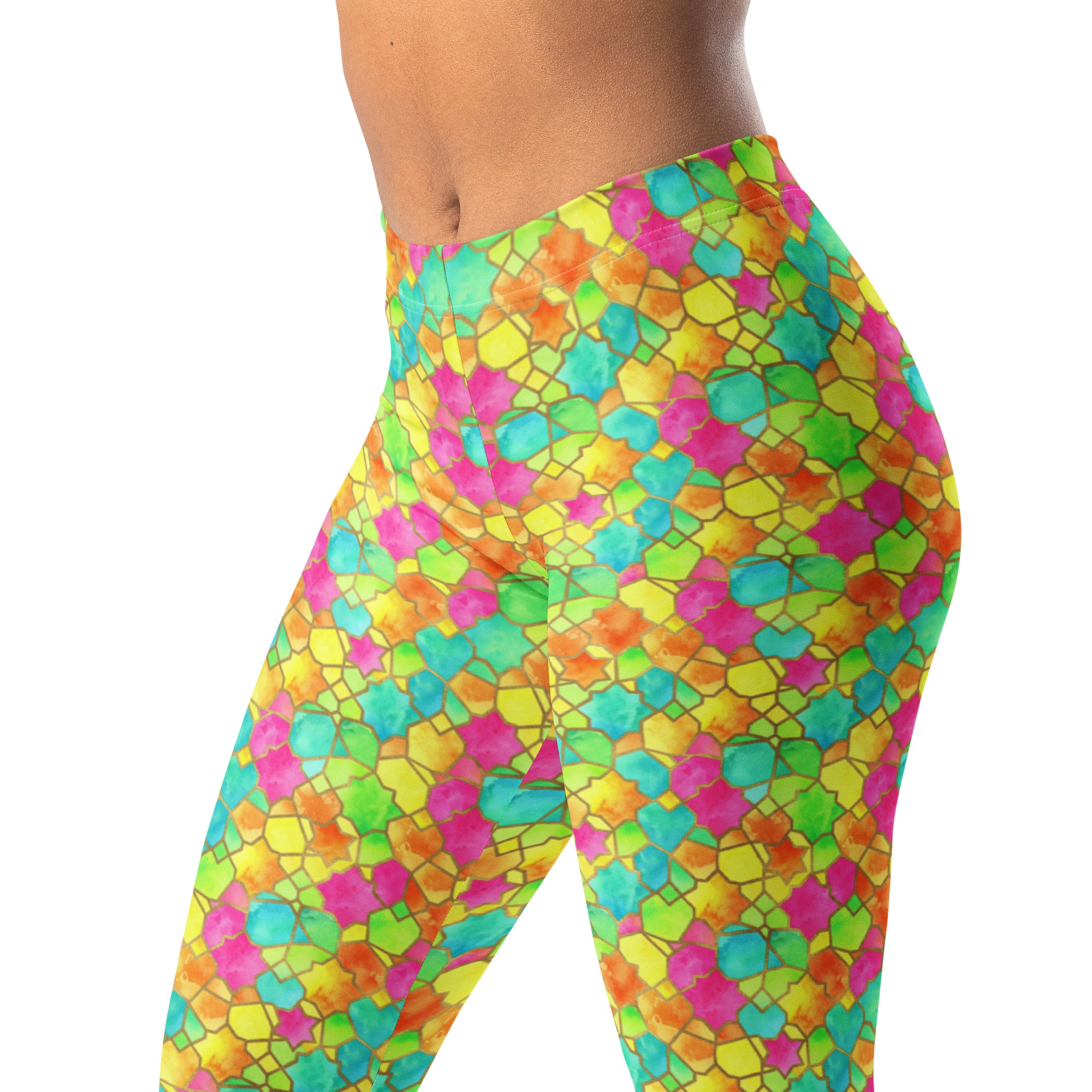 Arabic Tropical Punch Leggings | GearBunch
