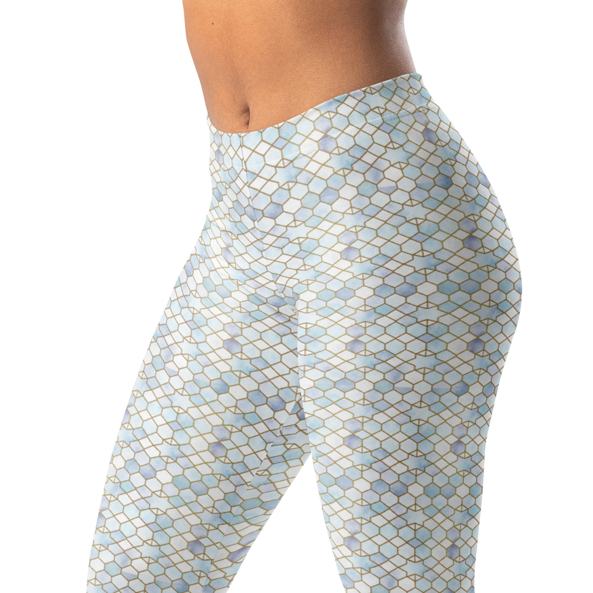 Arabic Ice Crystal Leggings | GearBunch