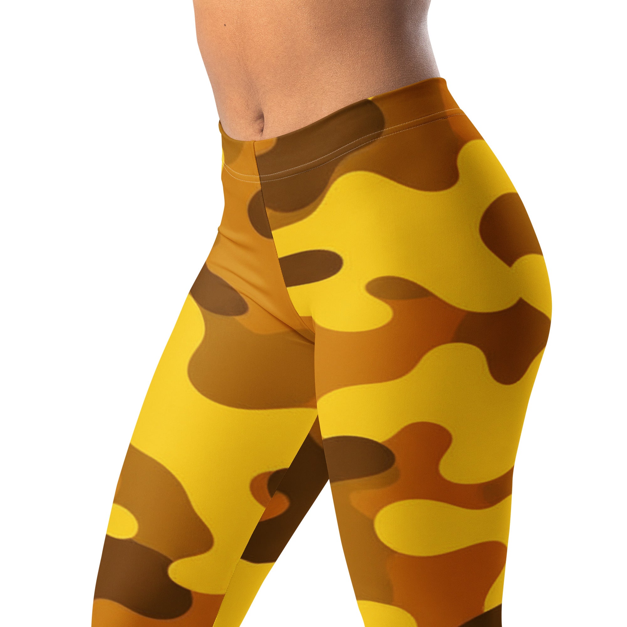 Gold Camo Leggings | GearBunch