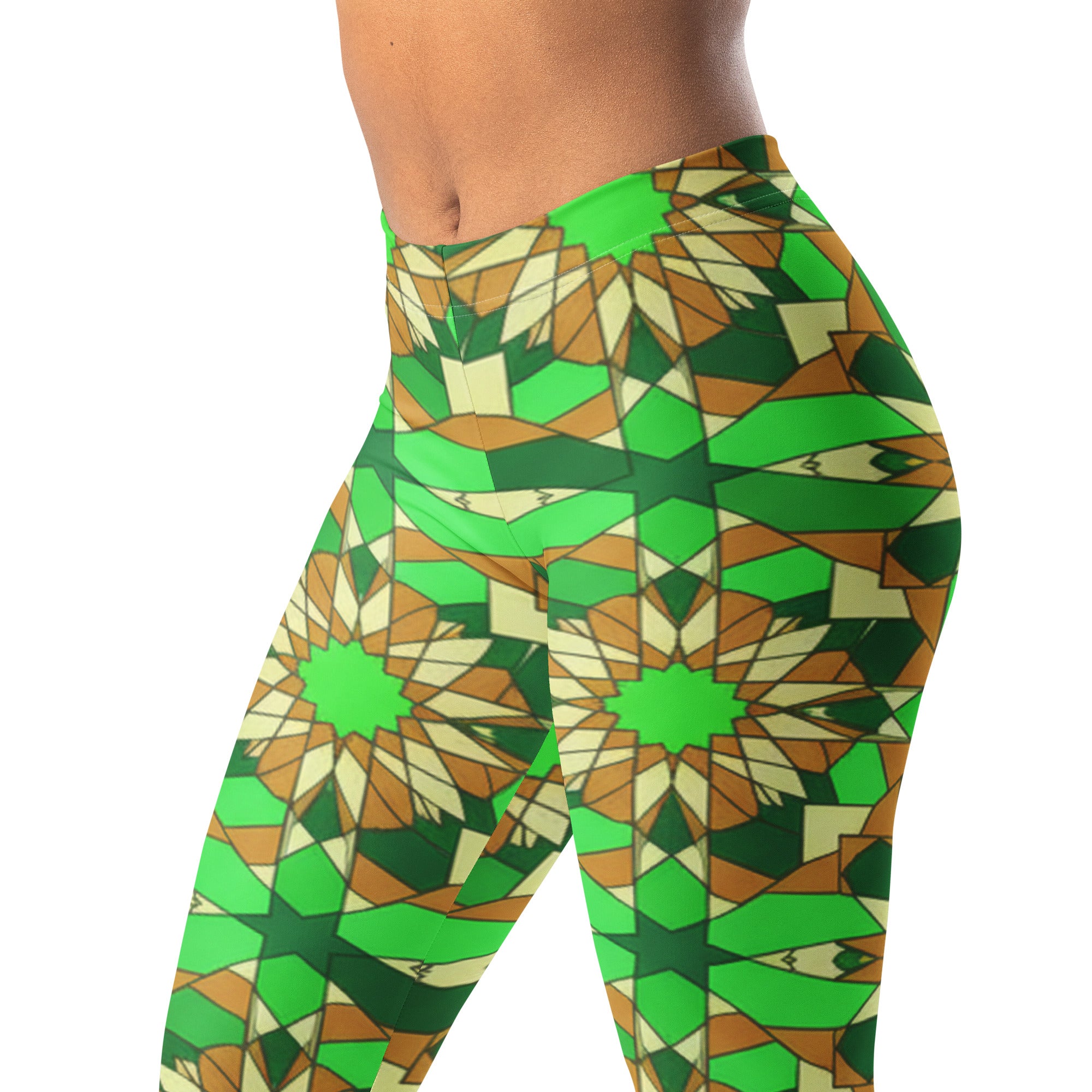 Zellige Jade Copper Leggings | GearBunch