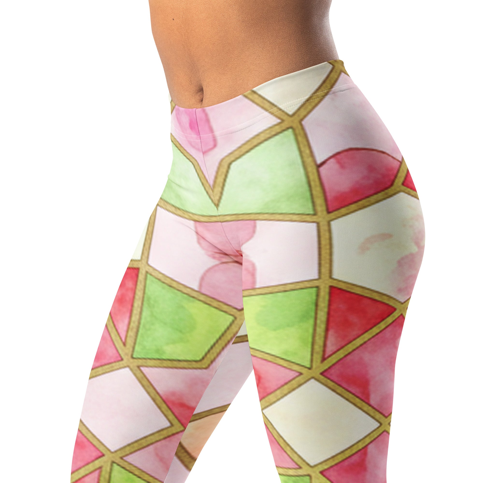 Cherry Blossom Arabic Leggings | GearBunch