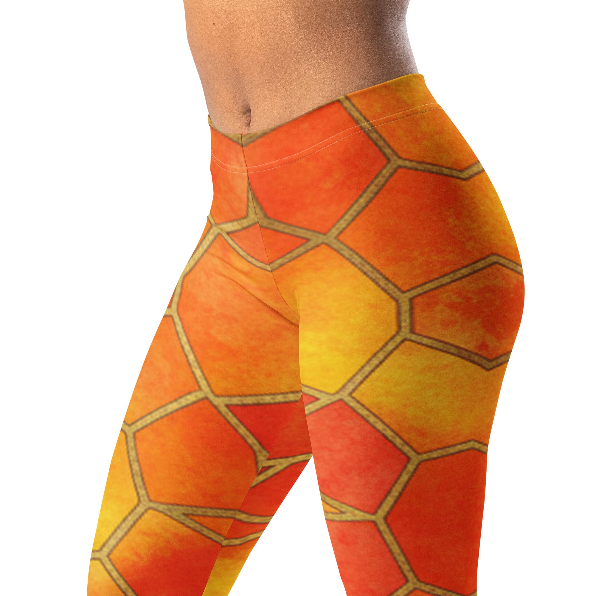 Arabic Sunset Blaze Leggings | GearBunch