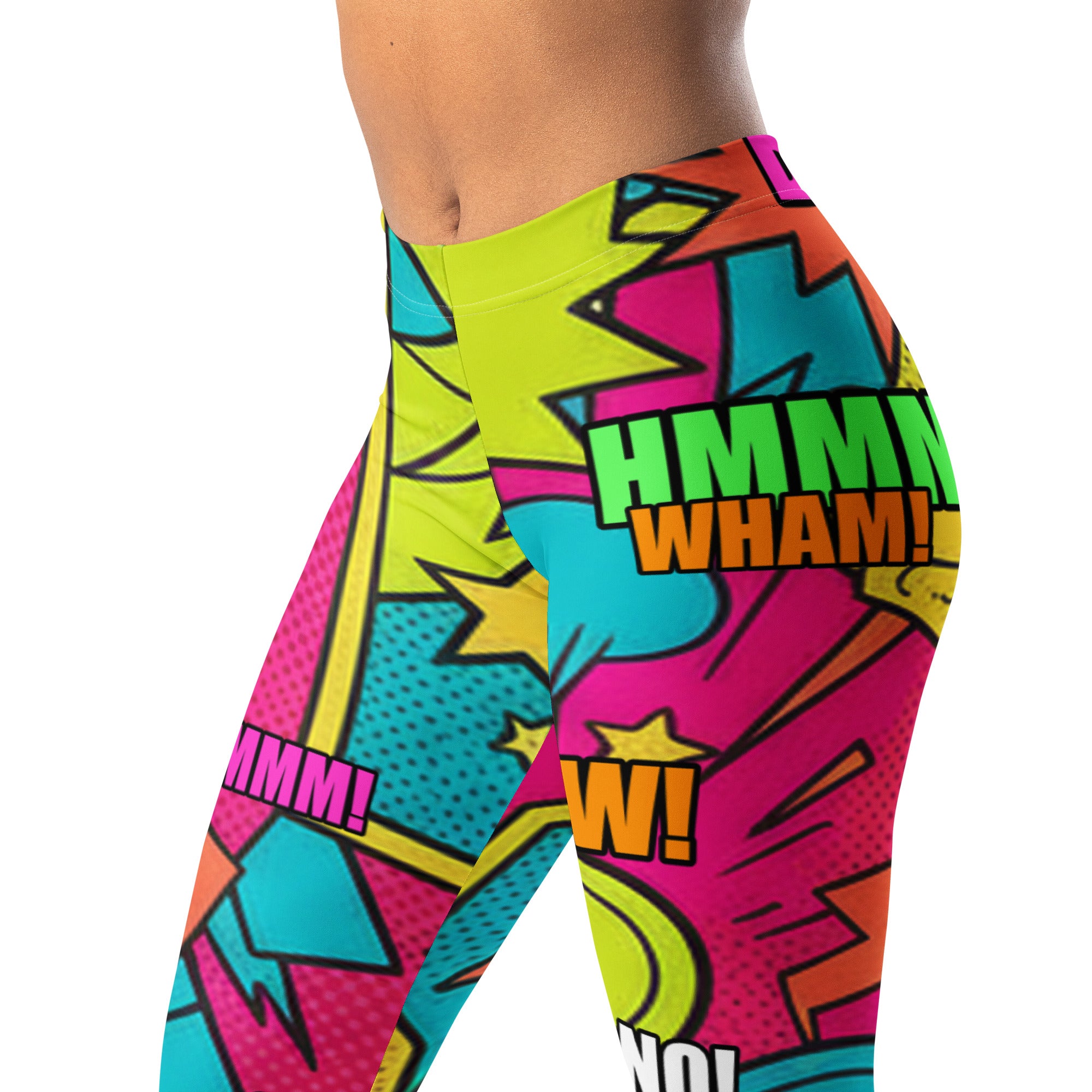 Comic Pop Tropical Leggings | GearBunch