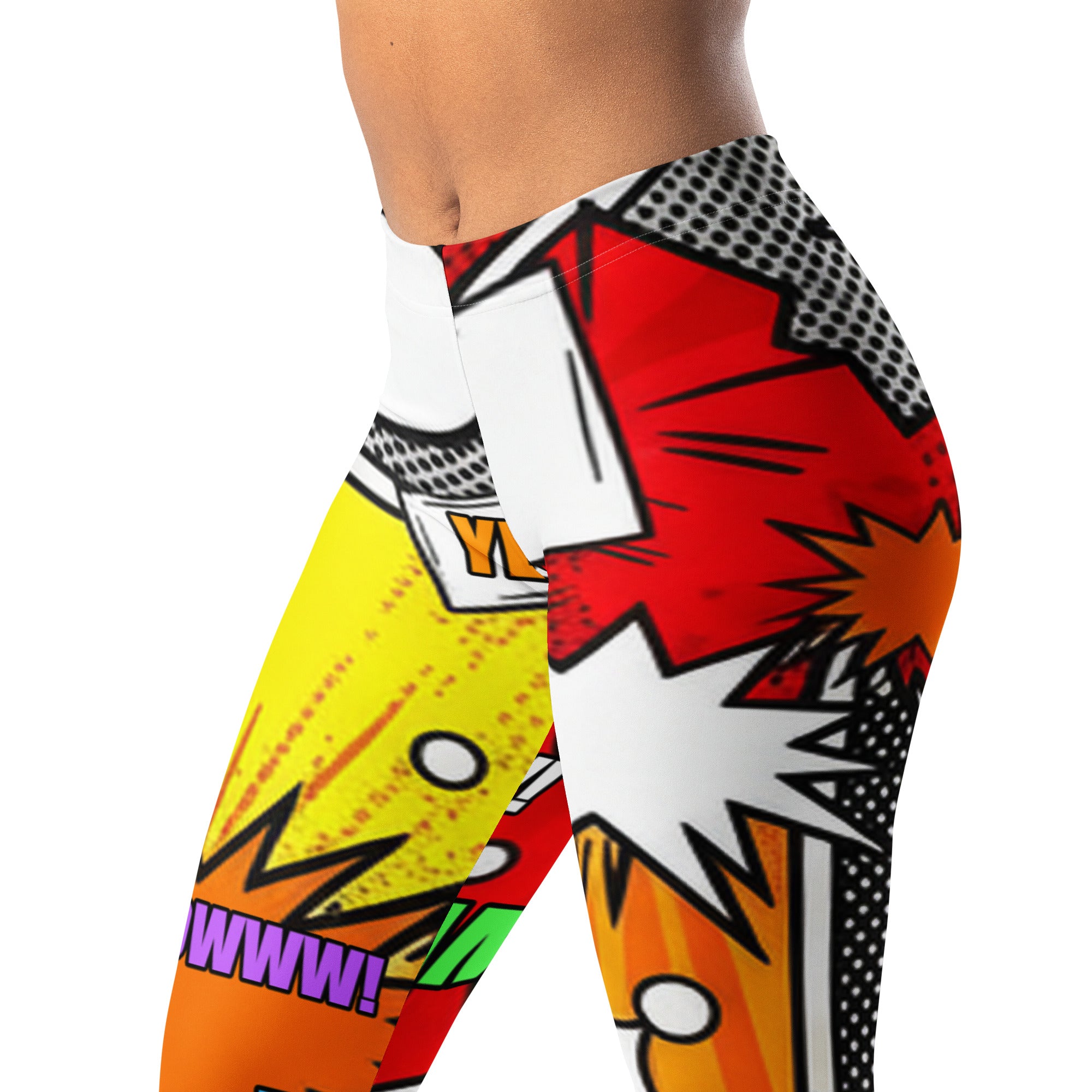 Comic Strip Boom Town Leggings | GearBunch
