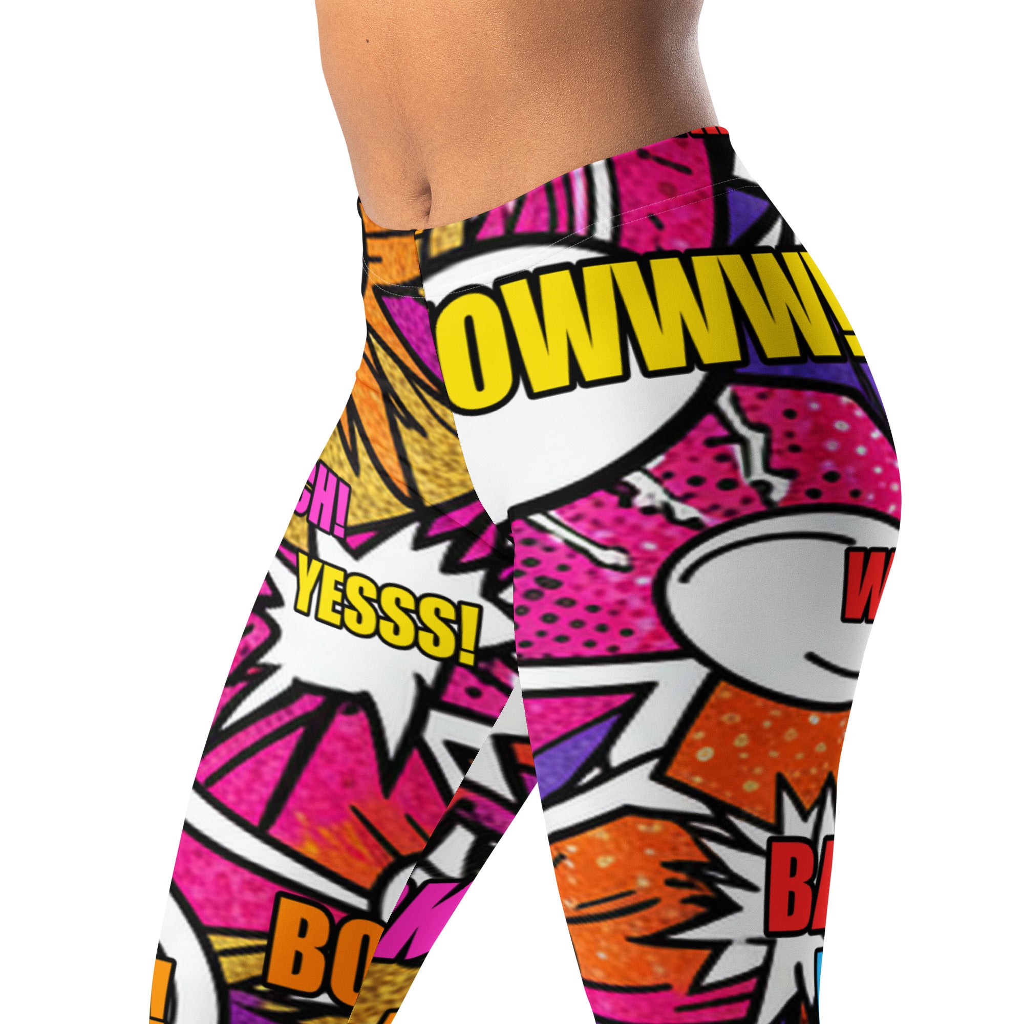 Comic Strip Disco Funk Leggings | GearBunch