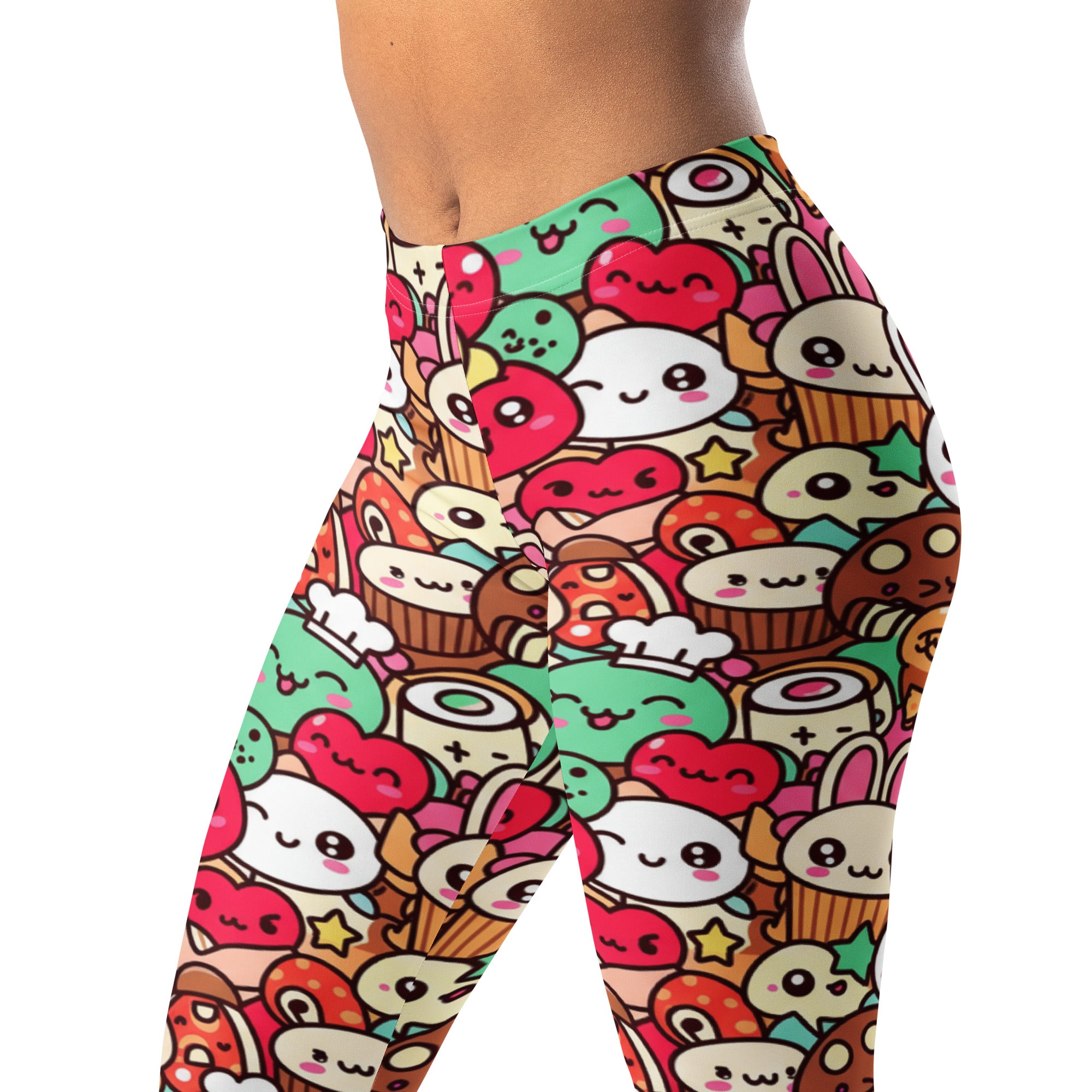 Kawaii Bakery Shop Leggings | GearBunch