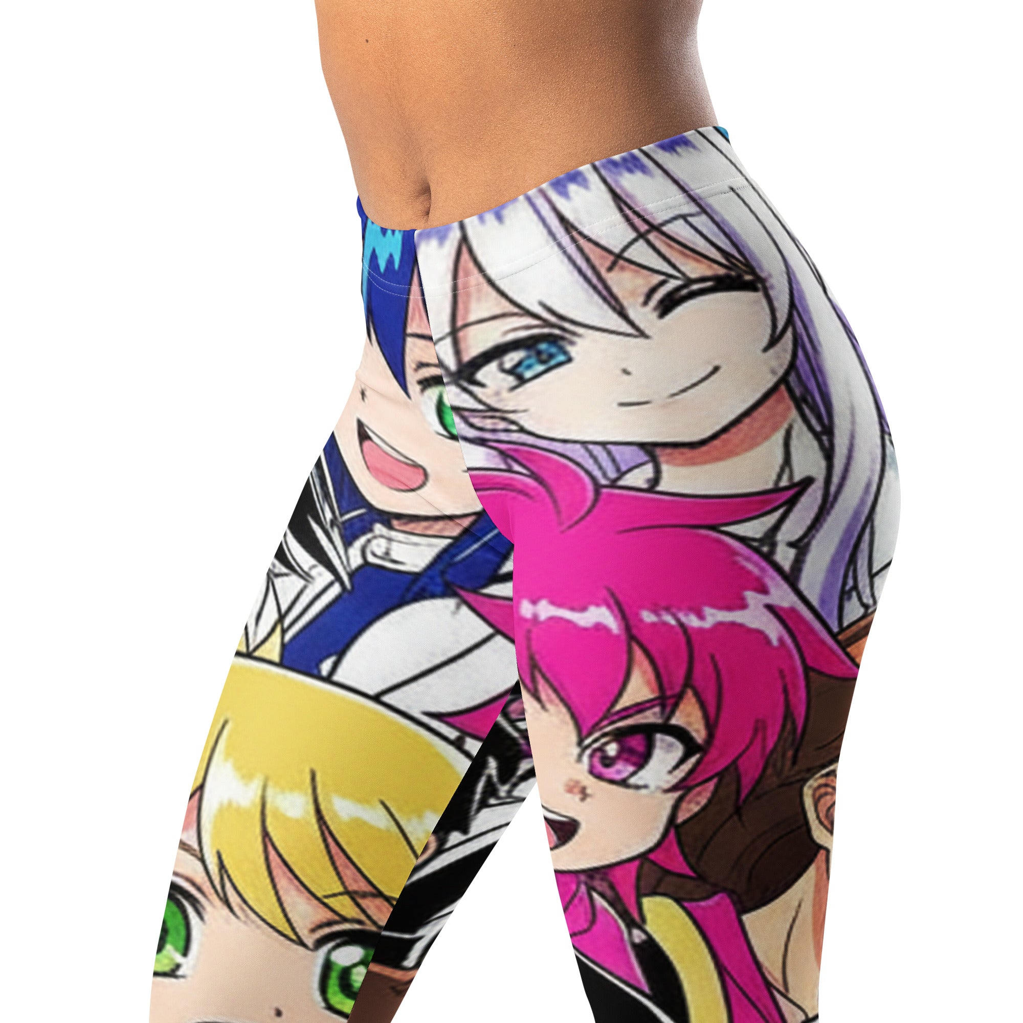 Anime Collage Sakura School Leggings | GearBunch