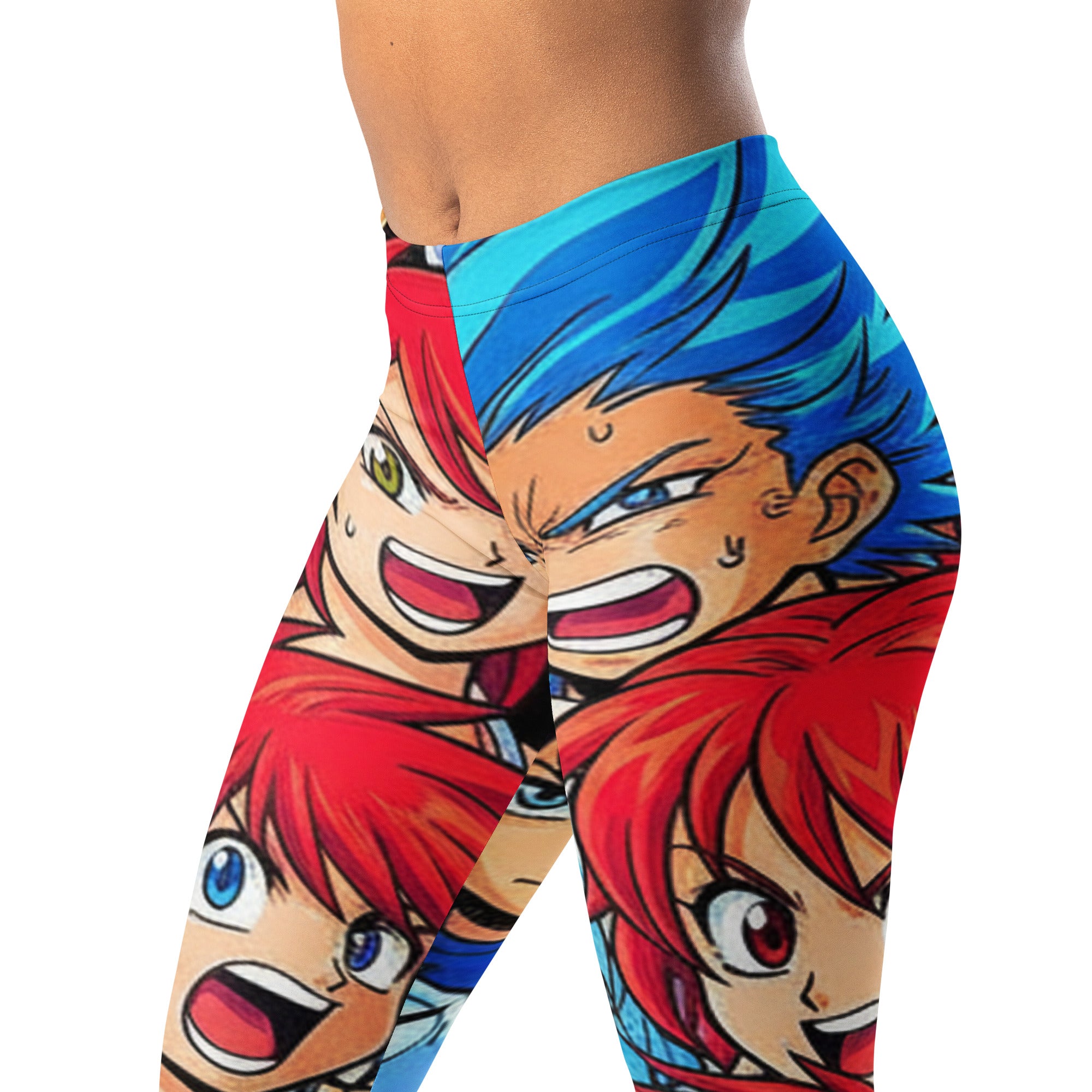 Anime Collage Street Fighter Leggings | GearBunch