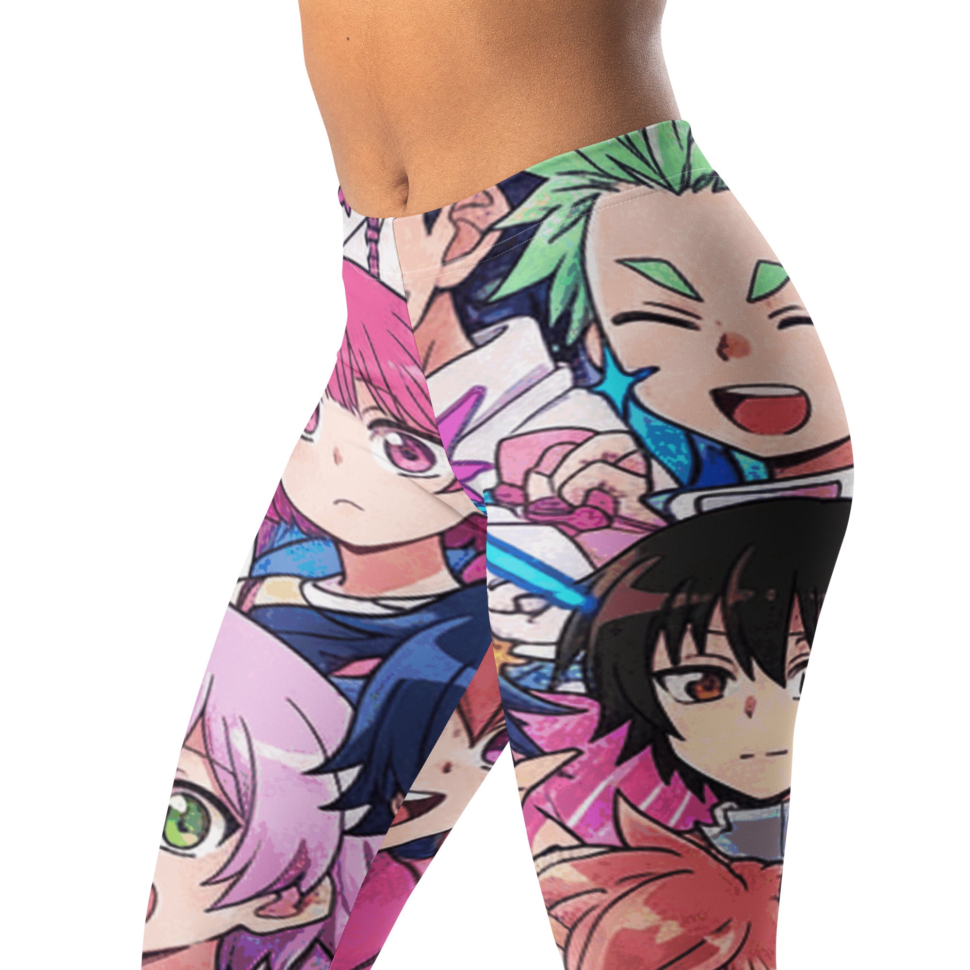 Anime Collage Sakura School Leggings | GearBunch