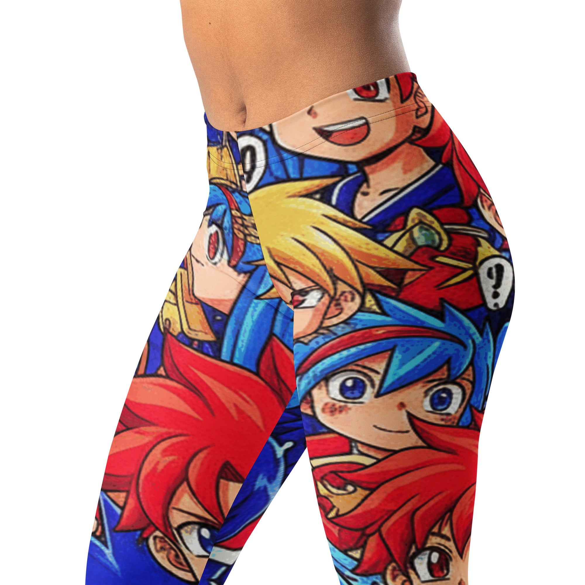 Anime Collage Street Fighter Leggings | GearBunch