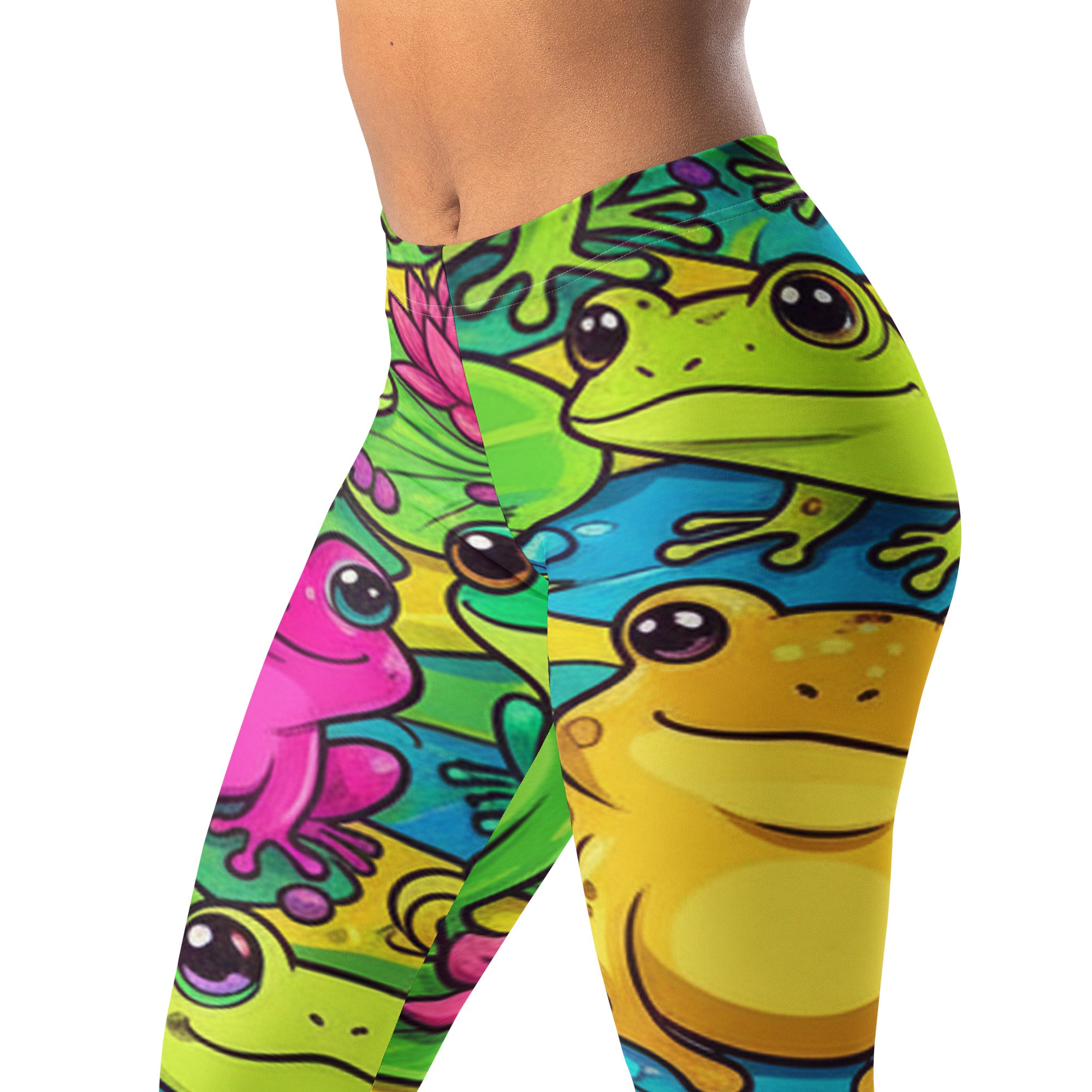 Vibrant Frog Pond Leggings | GearBunch