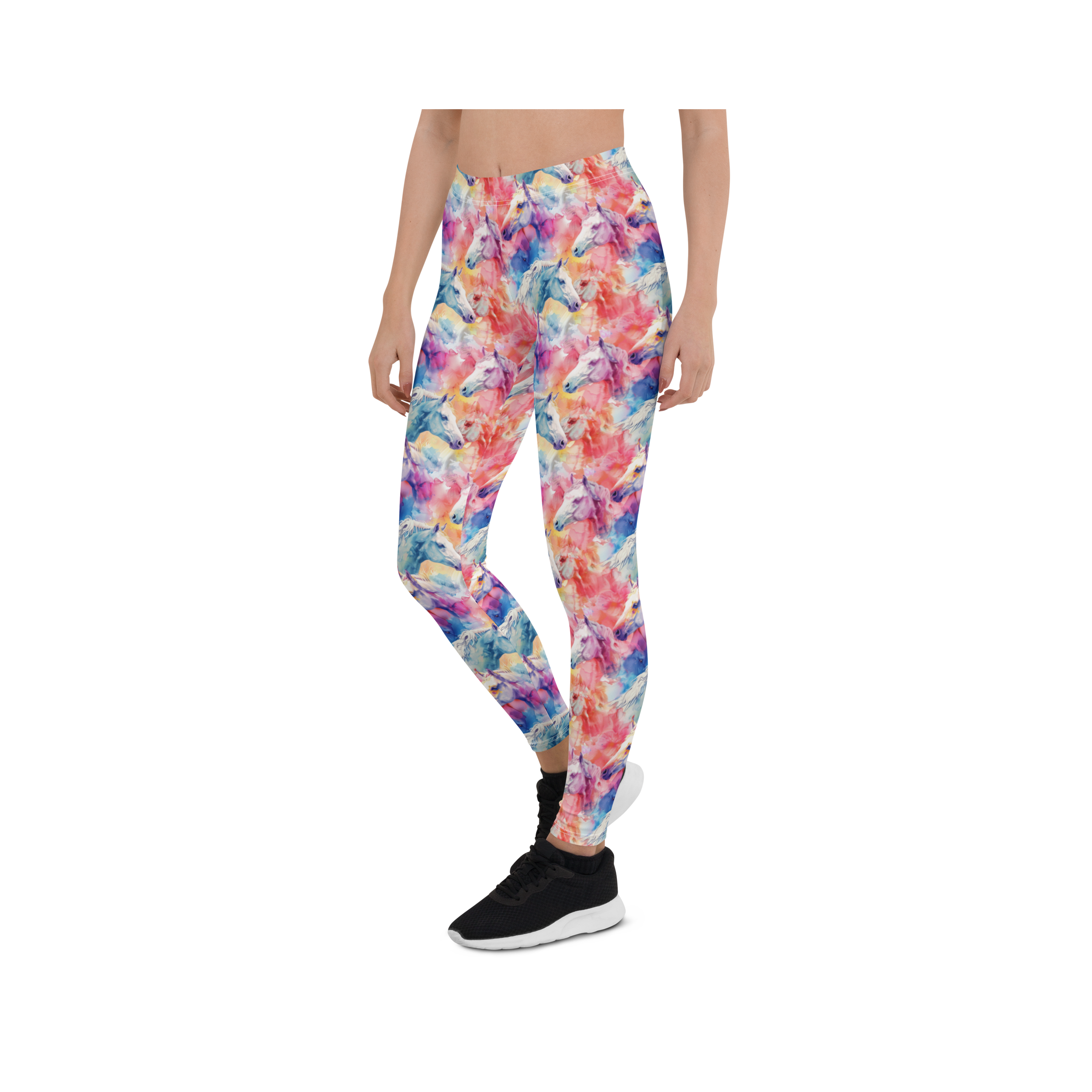 Watercolor Horse Leggings