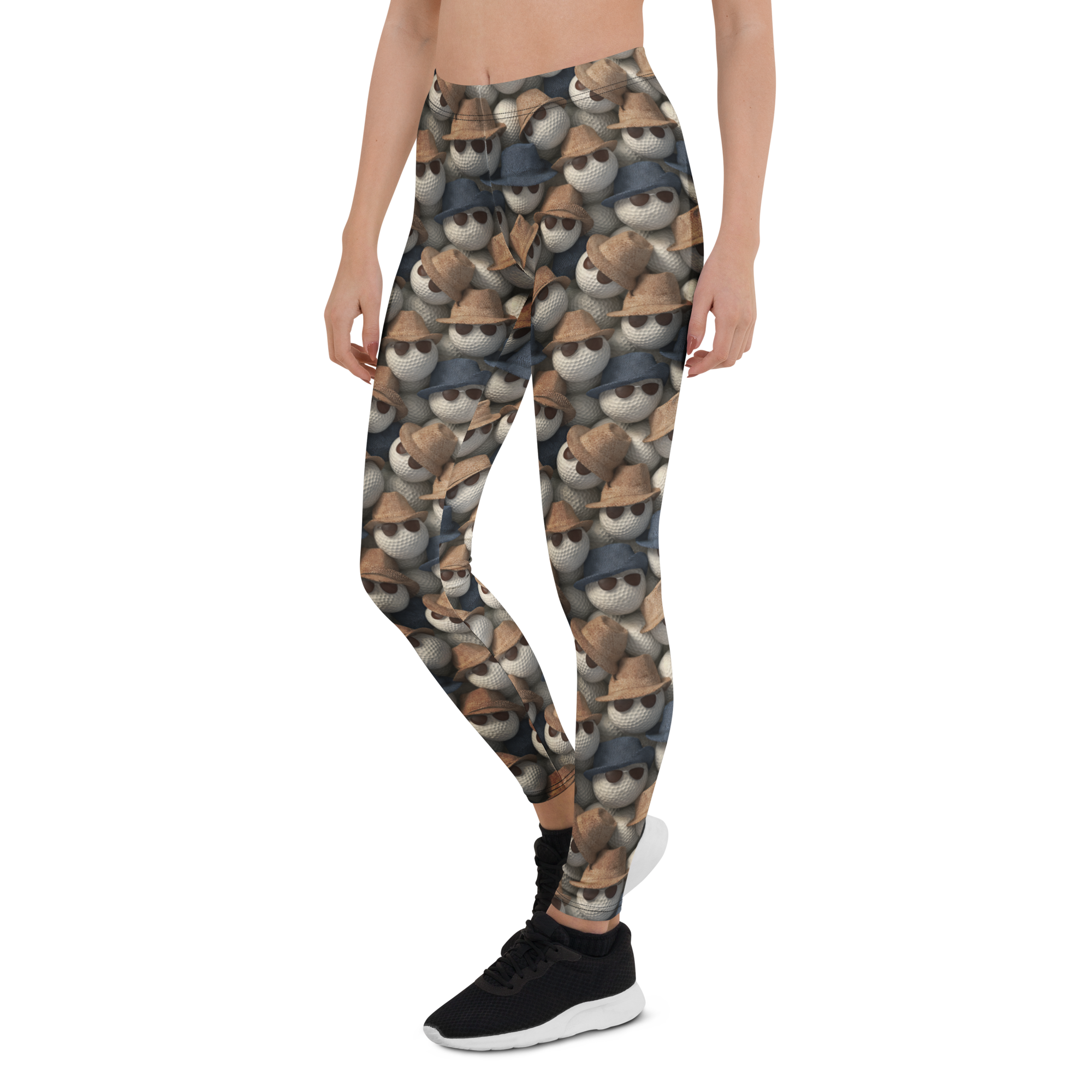 Groovin Golf Ball Leggings Left View