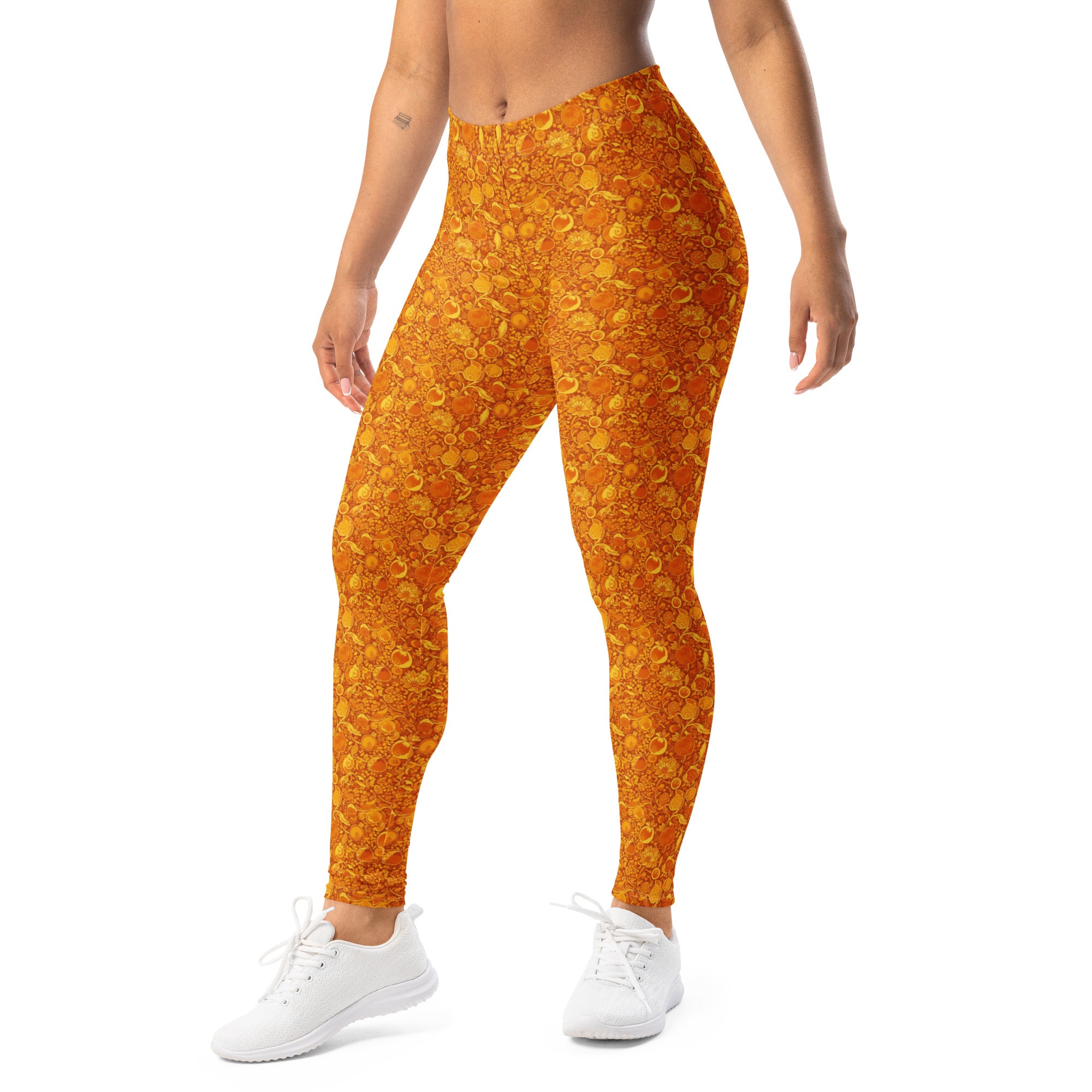 Fruit Market Still Life Leggings | GearBunch