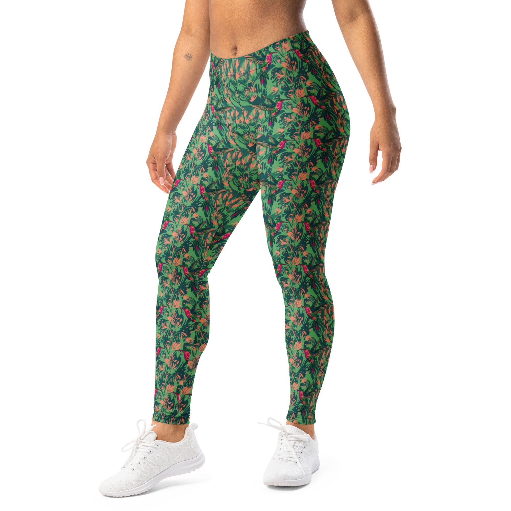 Ruby-throated Hummingbird Leggings | GearBunch