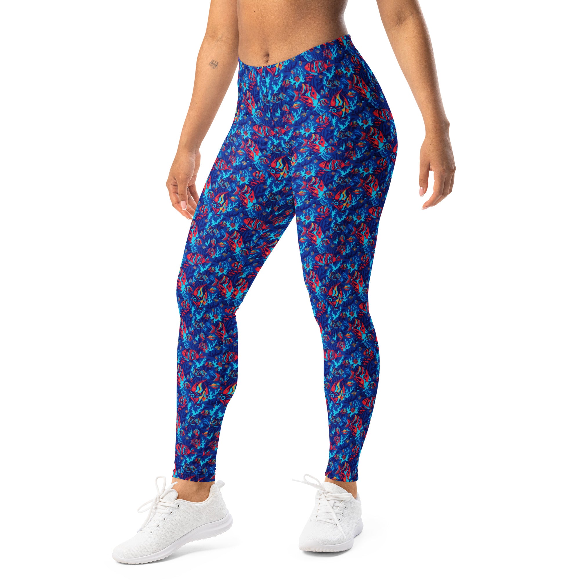 Colorful Tropical Fishes Leggings | GearBunch