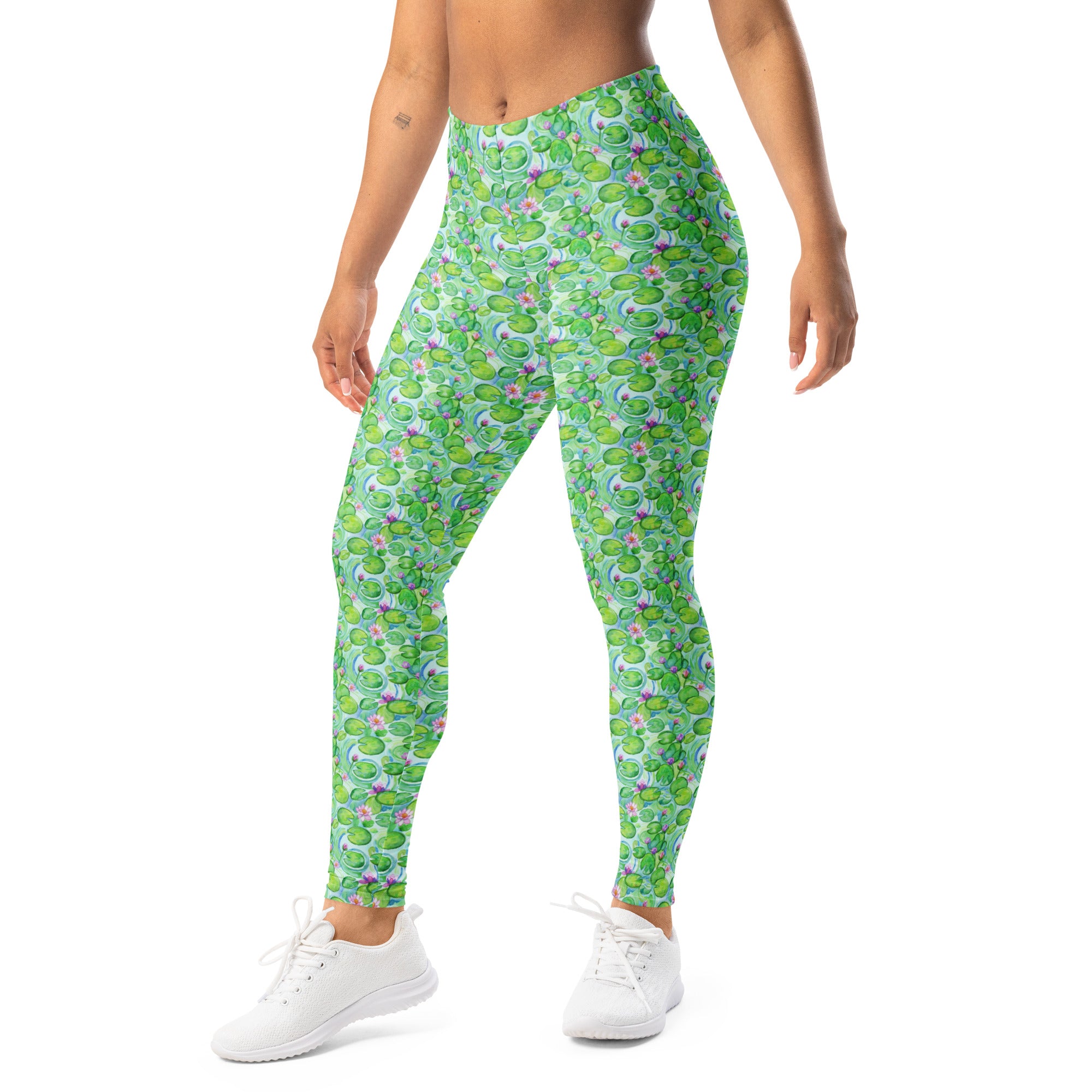Claude Monet Water Lilies Leggings | GearBunch
