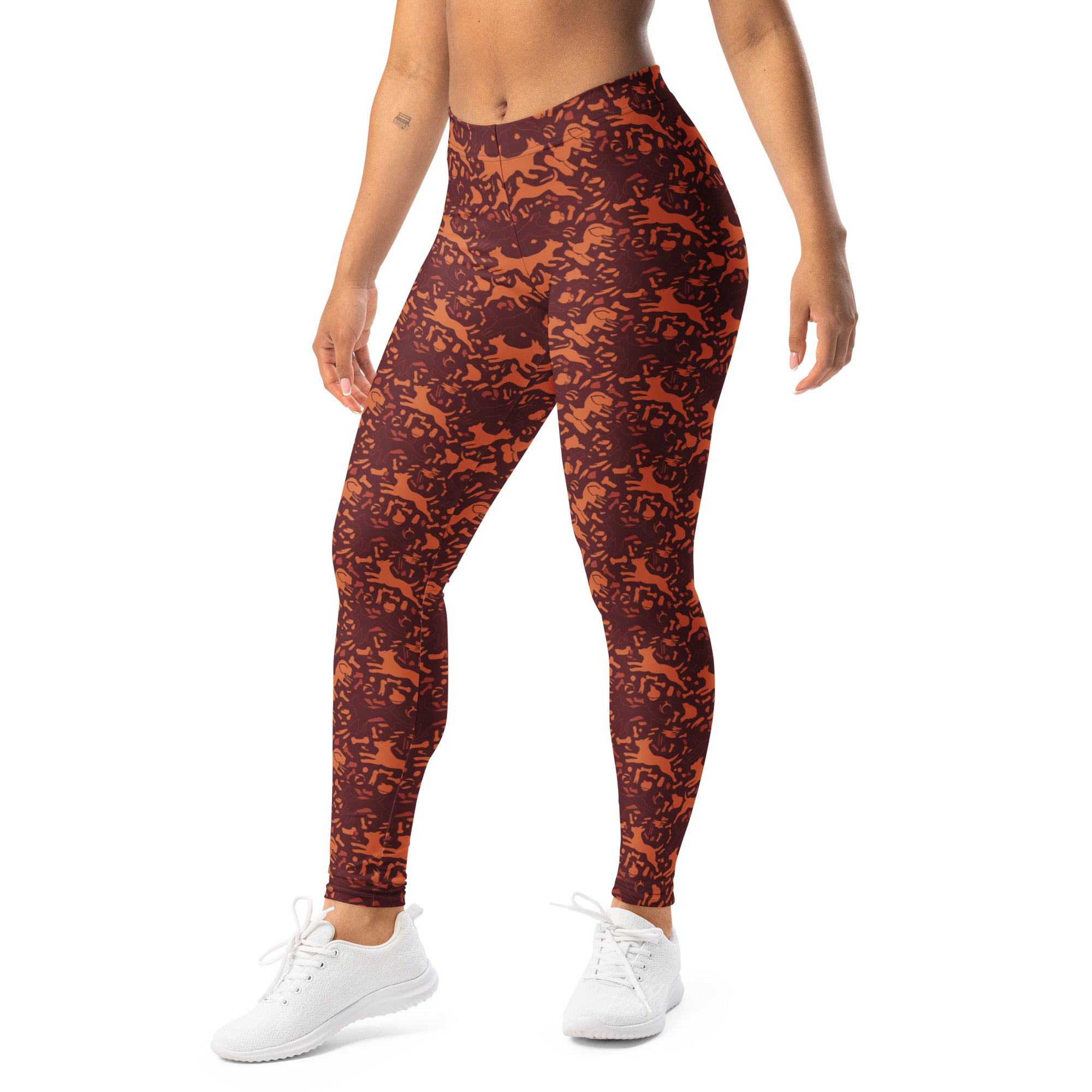 Minimal Fetch Art Leggings | GearBunch