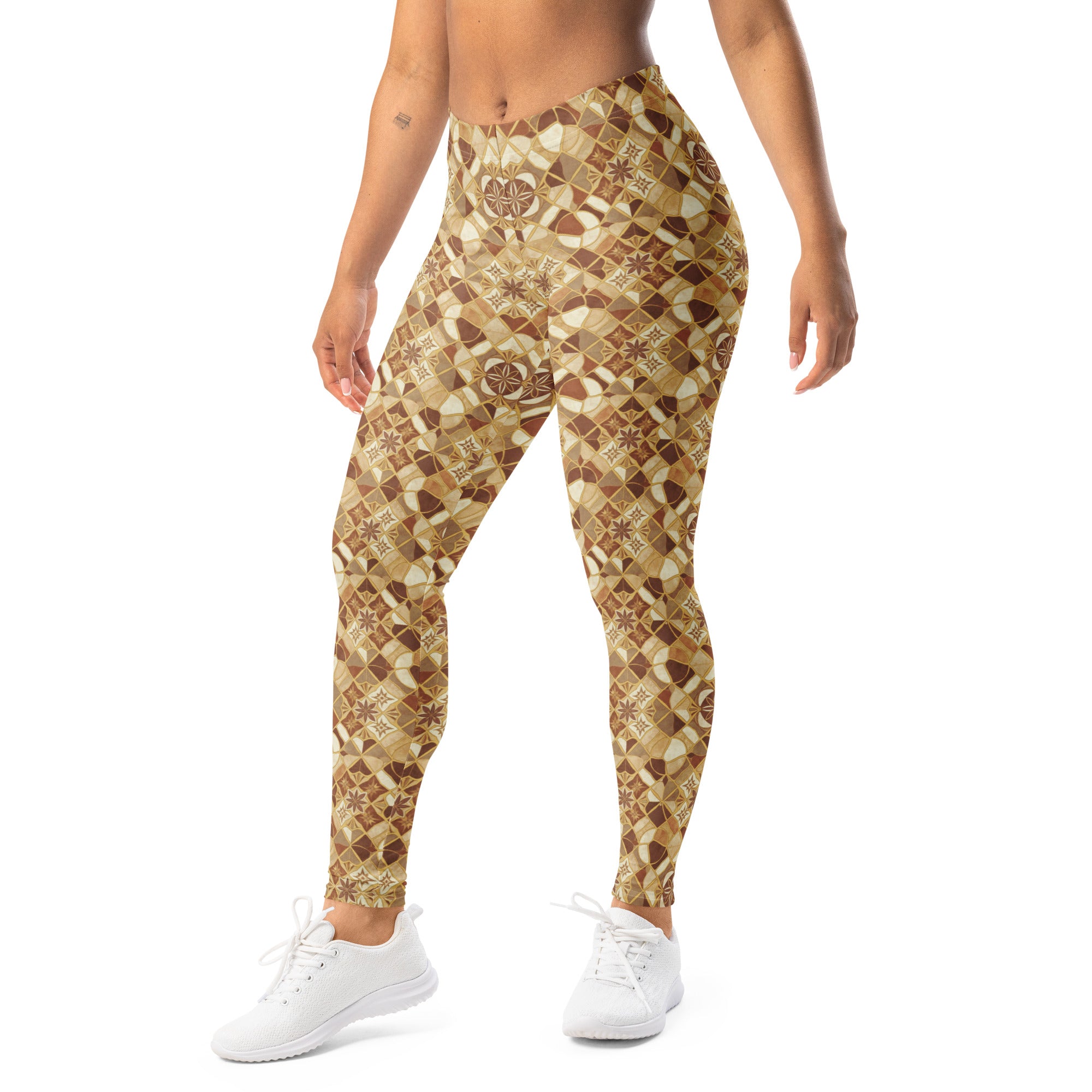 Jerusalem Stone Mosaic Leggings | GearBunch