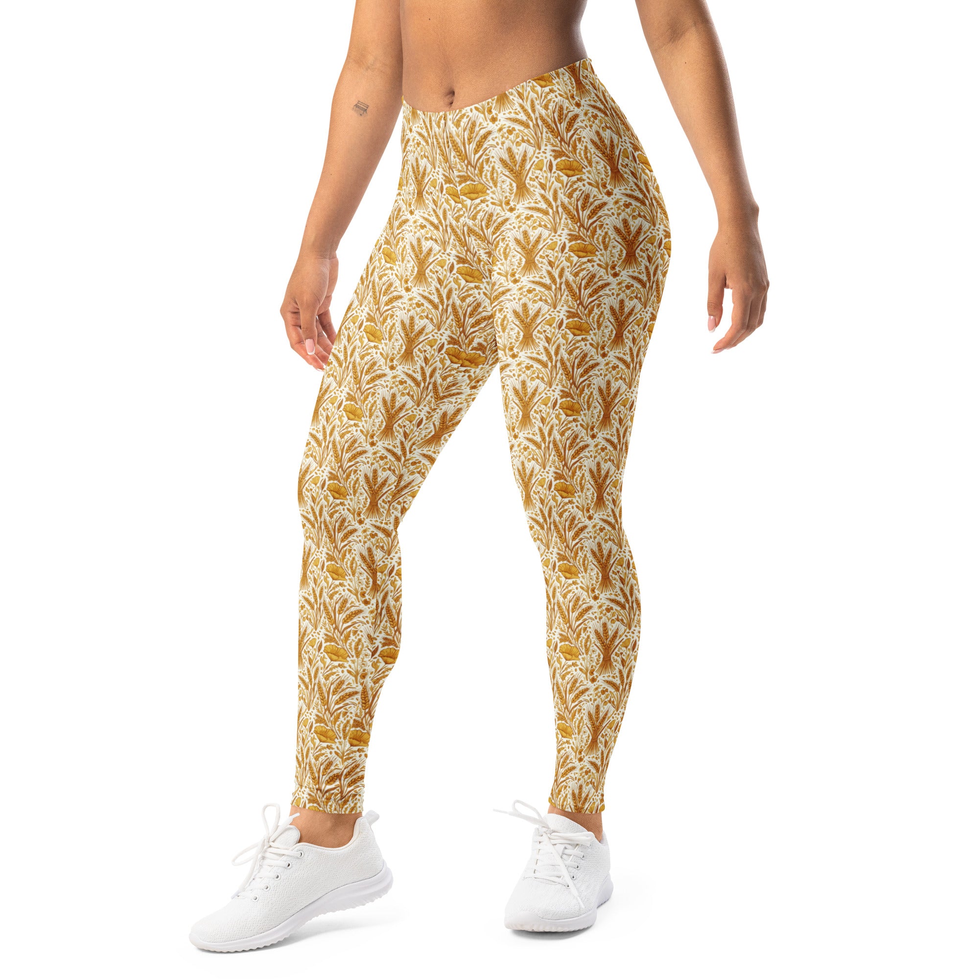 Wheat Field Harvest Leggings | GearBunch