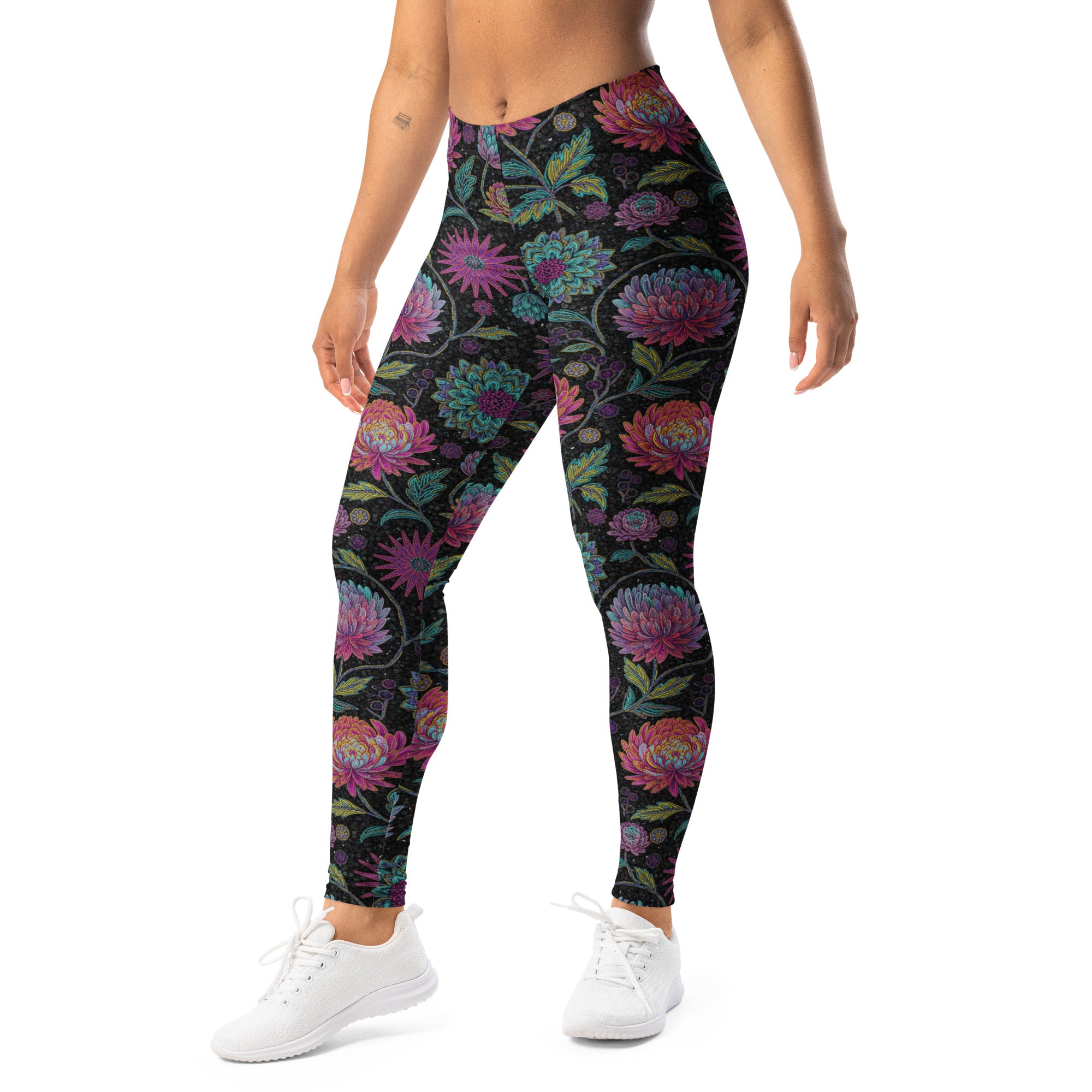 Holographic Paillette Leggings | GearBunch