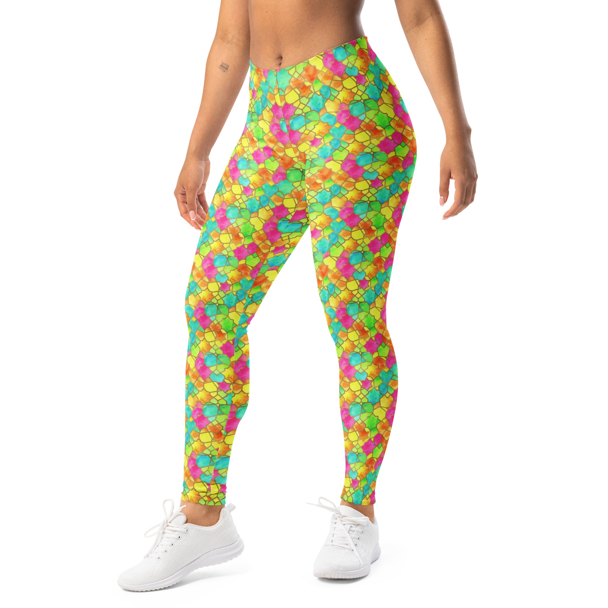 Arabic Tropical Punch Leggings | GearBunch
