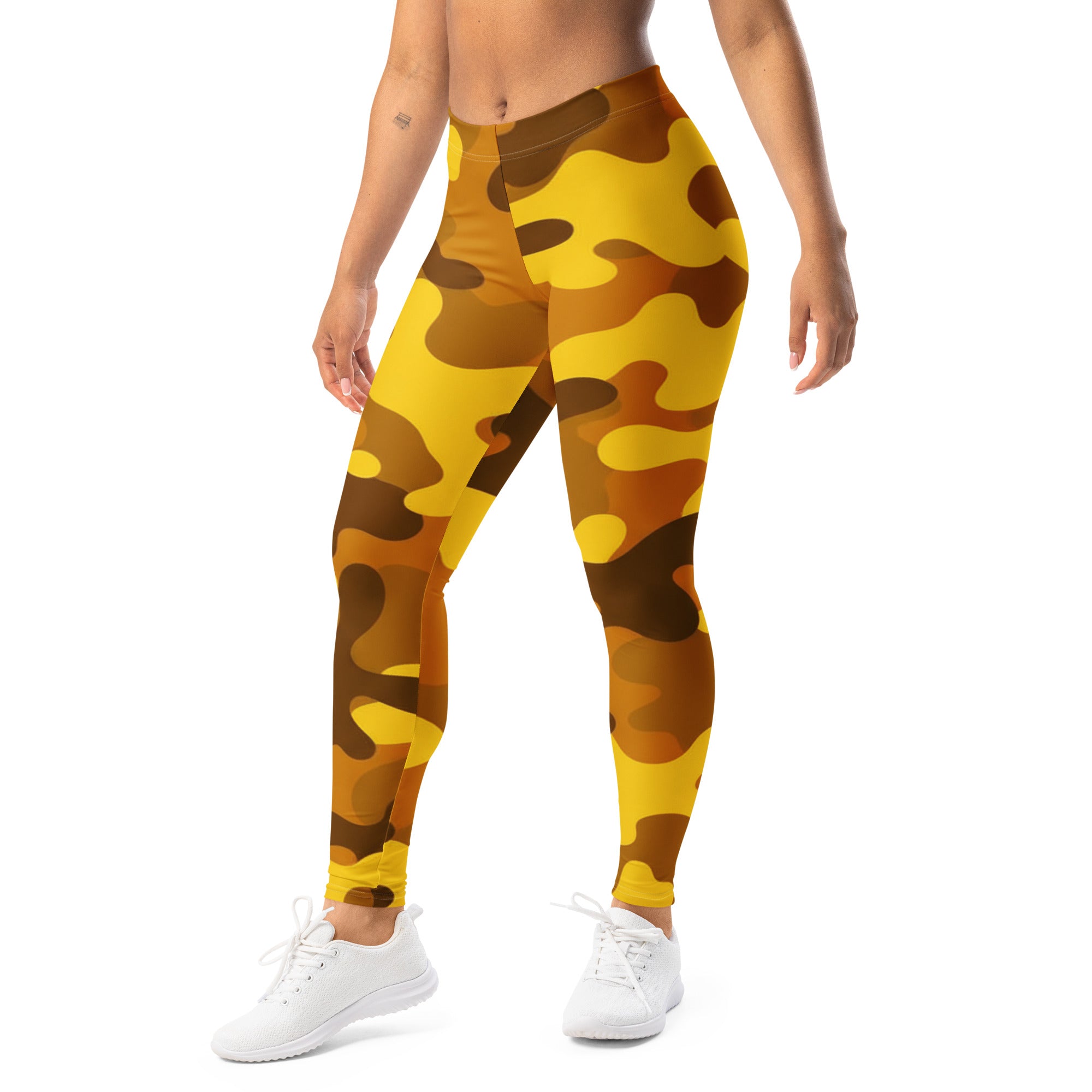 Gold Camo Leggings | GearBunch