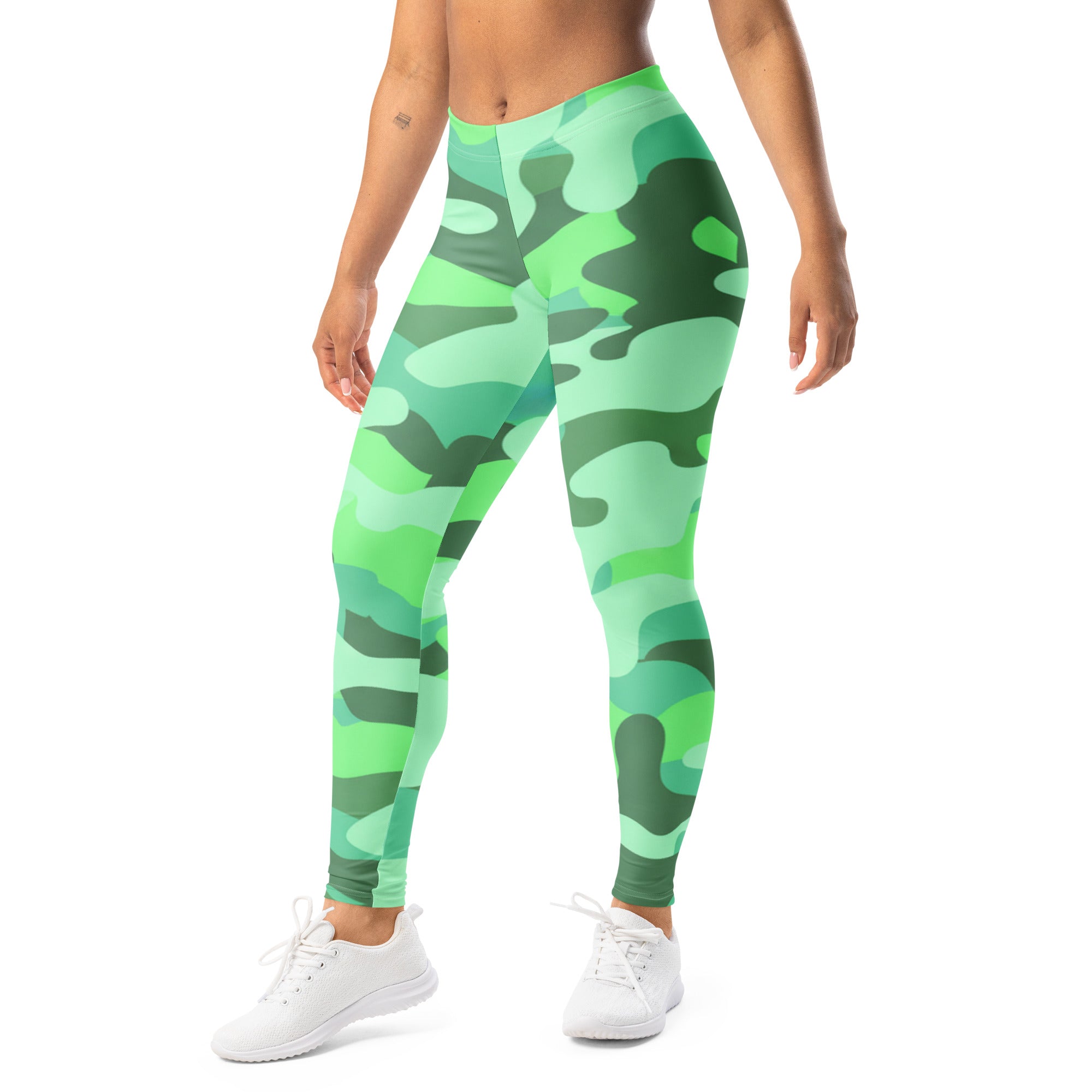 Mint Camo Leggings | GearBunch