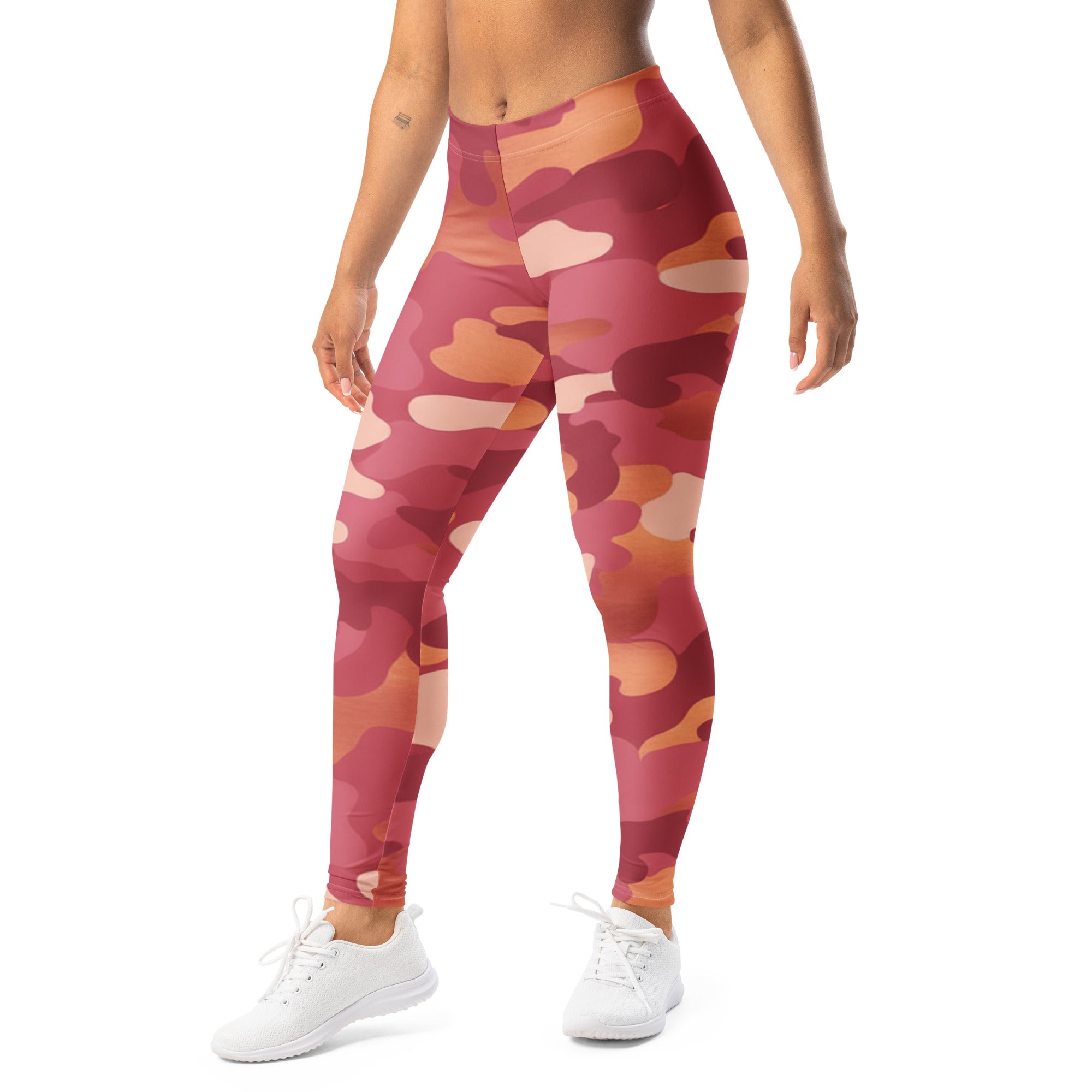 Rose Gold Camo Leggings | GearBunch