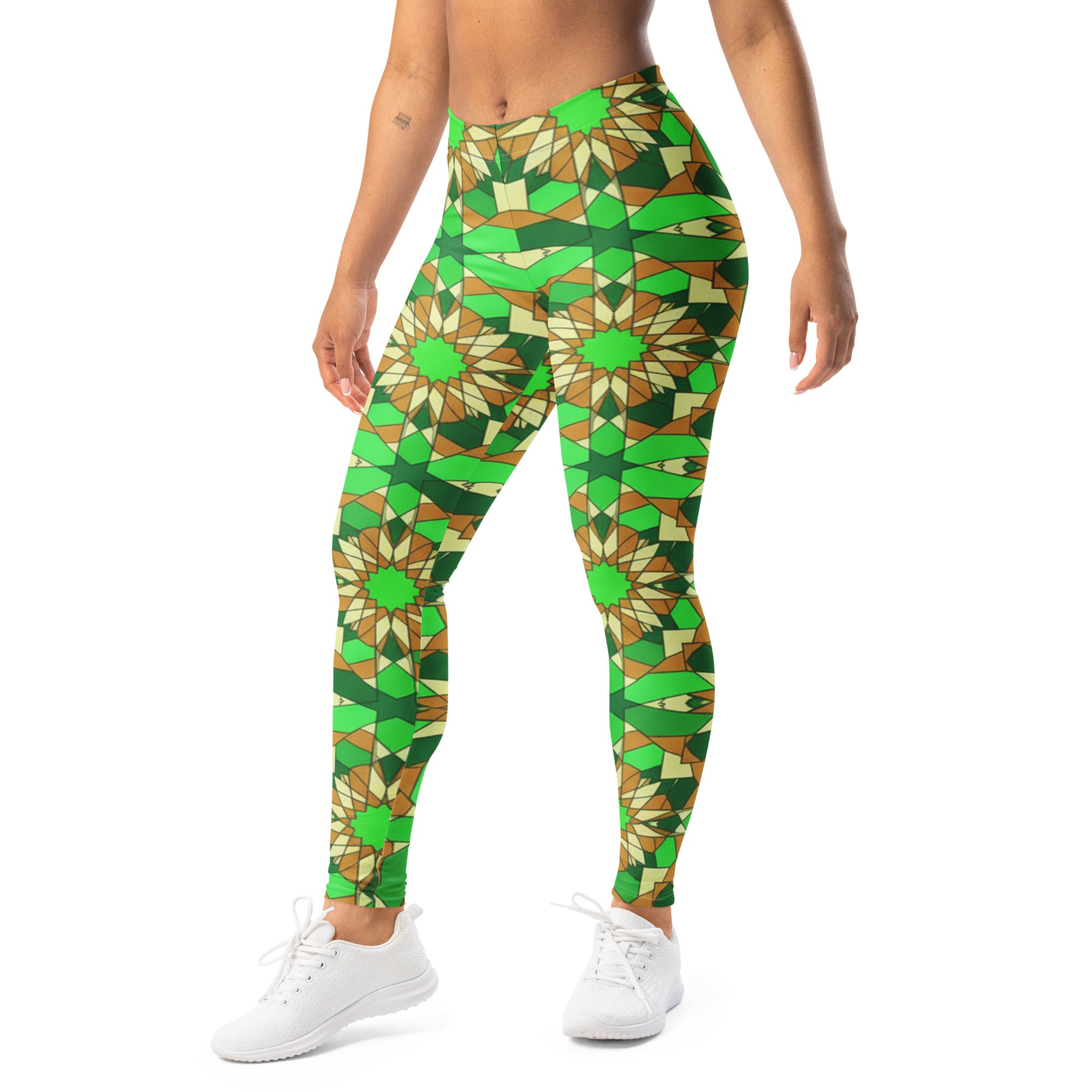 Zellige Jade Copper Leggings | GearBunch