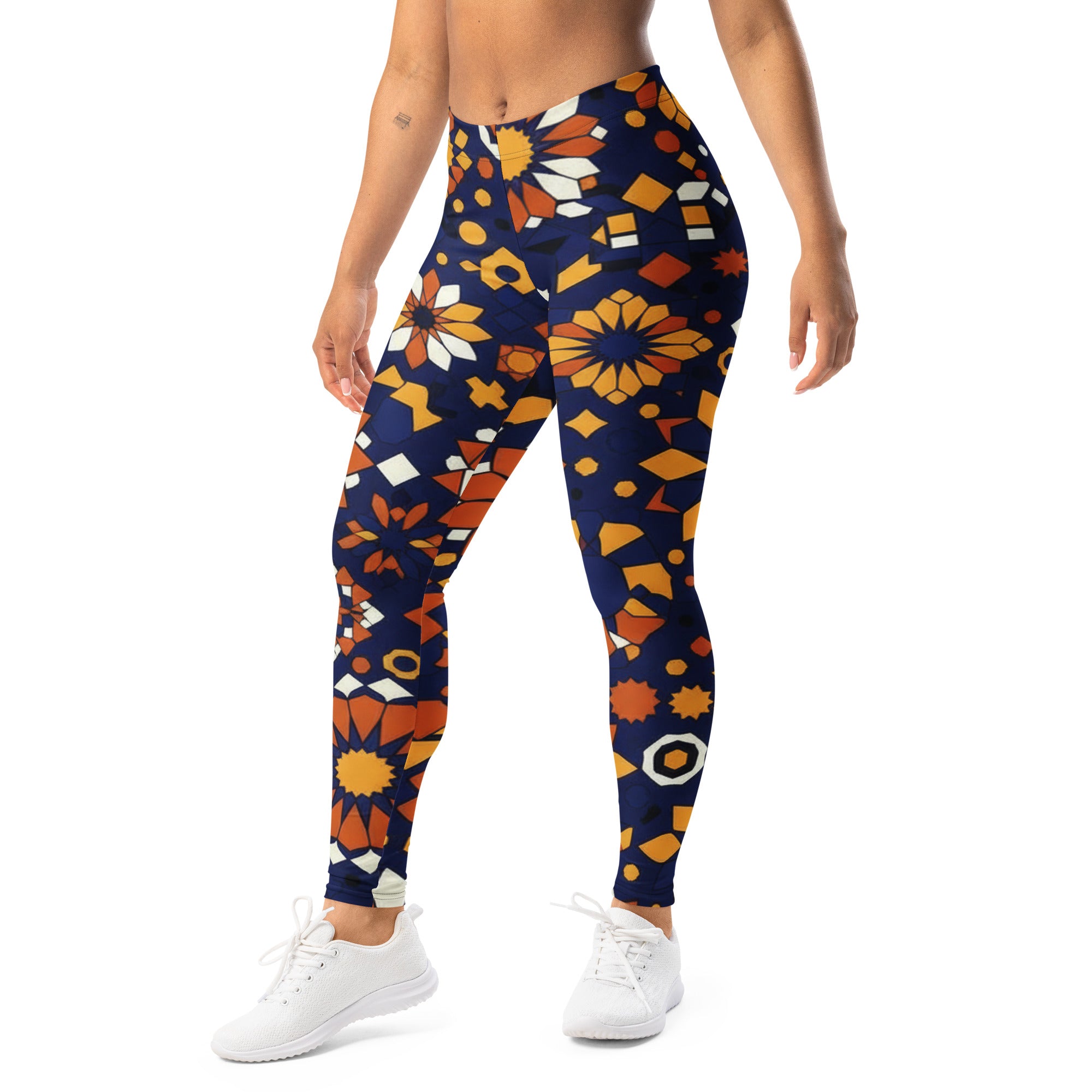 Zellige Indigo Saffron Leggings | GearBunch